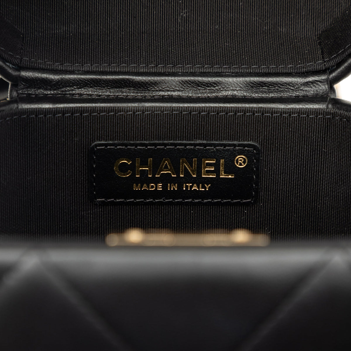 Chanel Quilted Lambskin Vendome Case