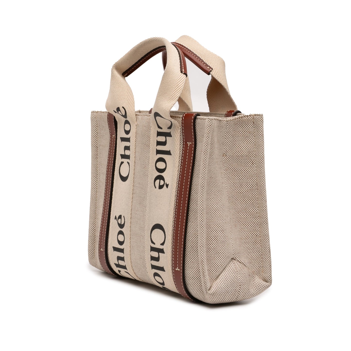 Chloé Small Canvas Woody Satchel
