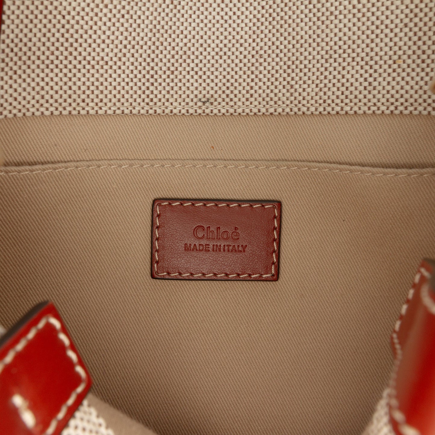 Chloé Small Canvas Woody Satchel