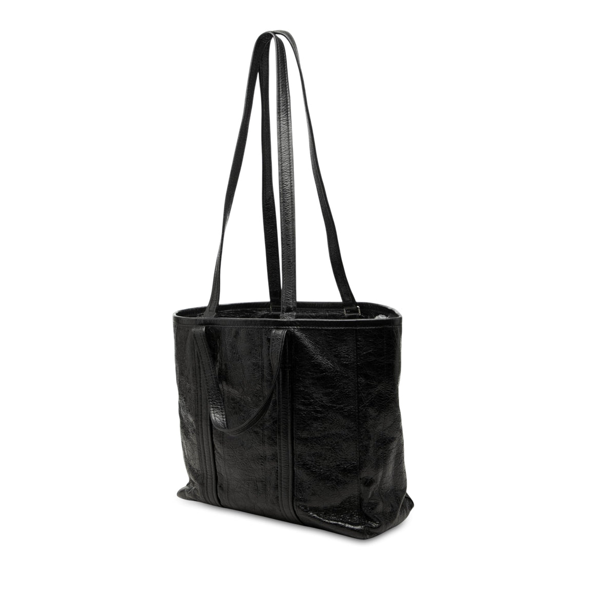 Balenciaga Medium Lambskin Barbes East West Shopper Tote