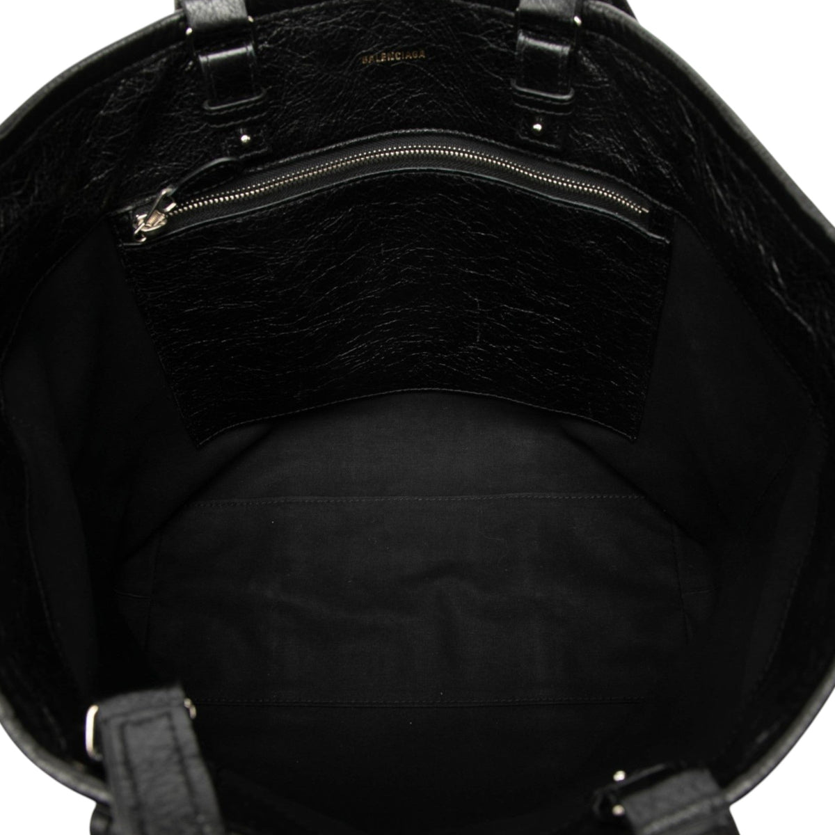 Balenciaga Medium Lambskin Barbes East West Shopper Tote