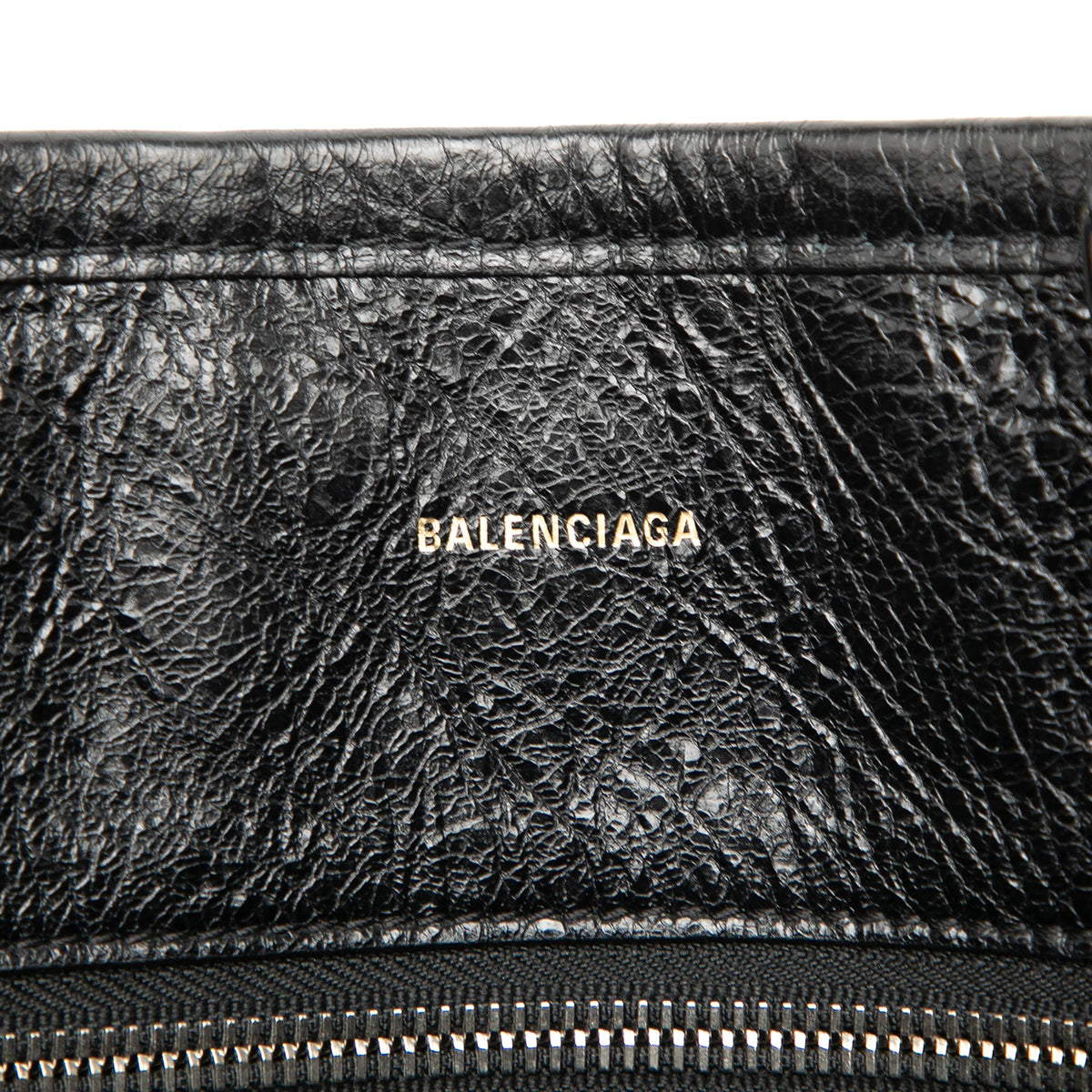 Balenciaga Medium Lambskin Barbes East West Shopper Tote