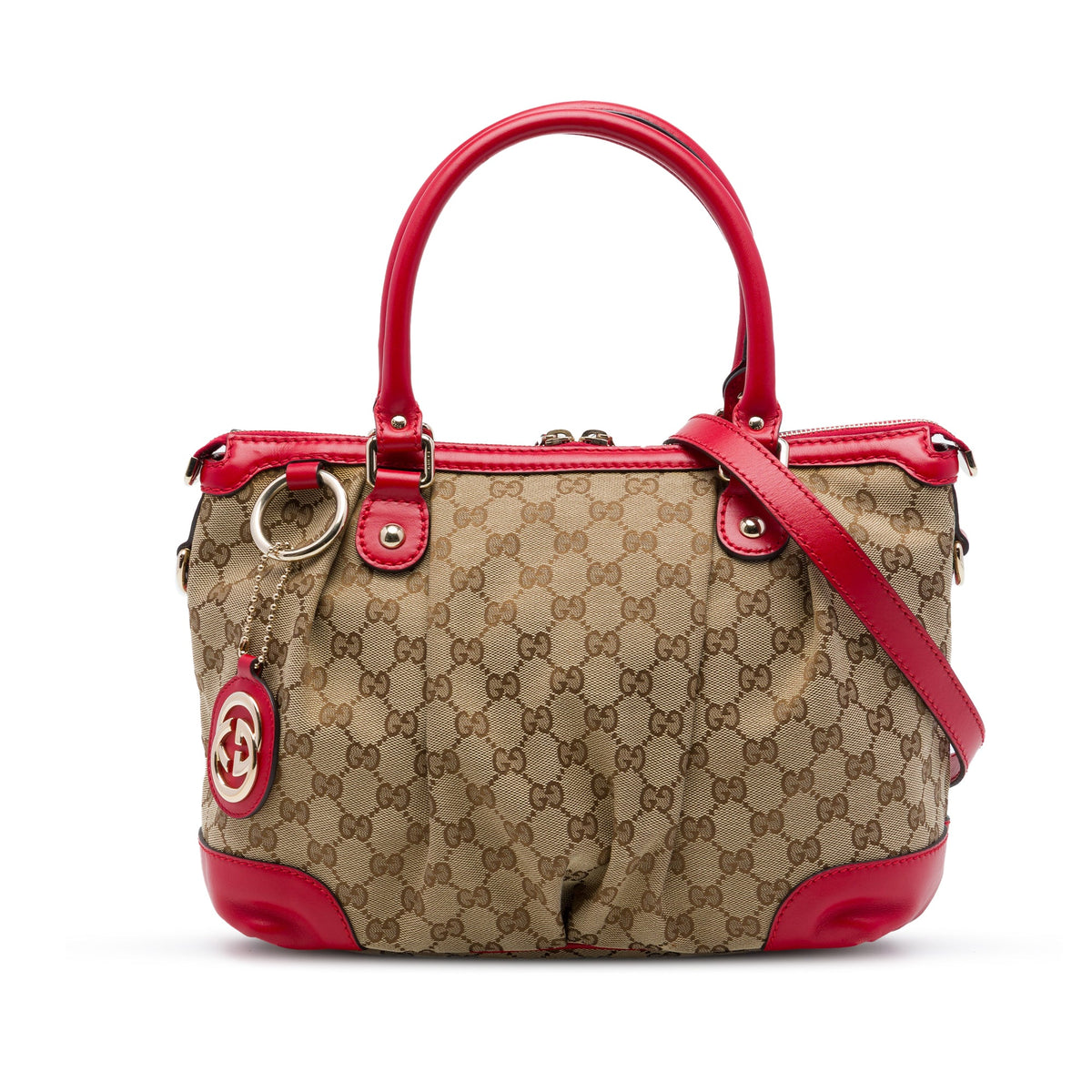 Gucci GG Canvas Sukey Satchel