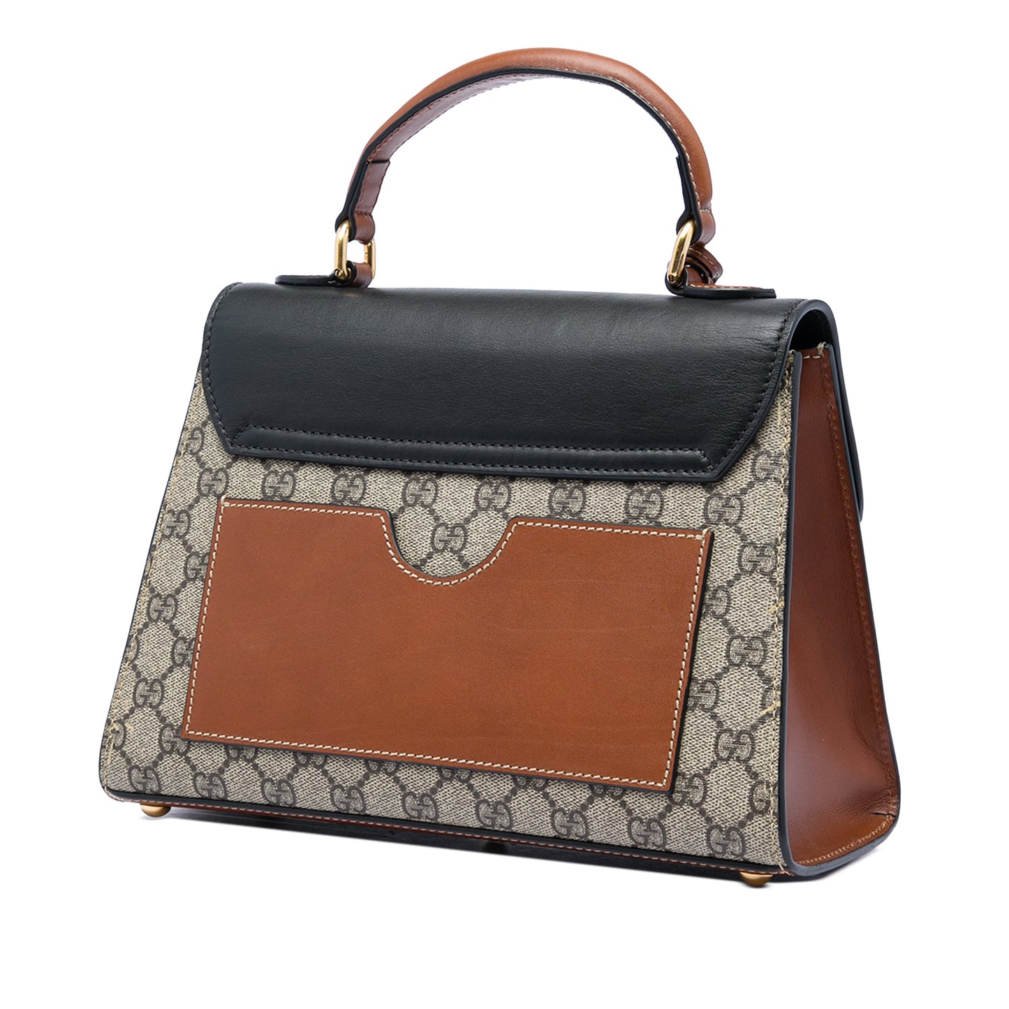 Gucci Small GG Supreme Padlock Satchel