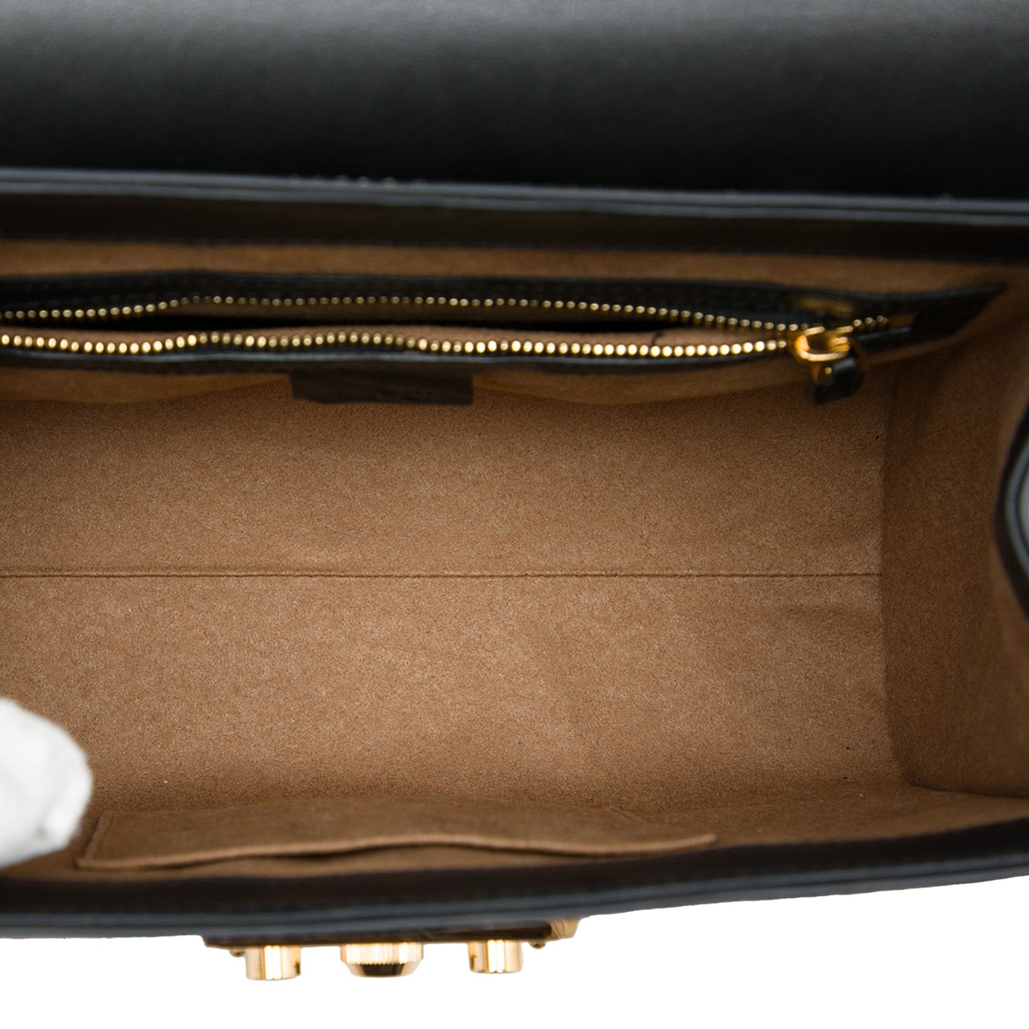 Gucci Small GG Supreme Padlock Satchel