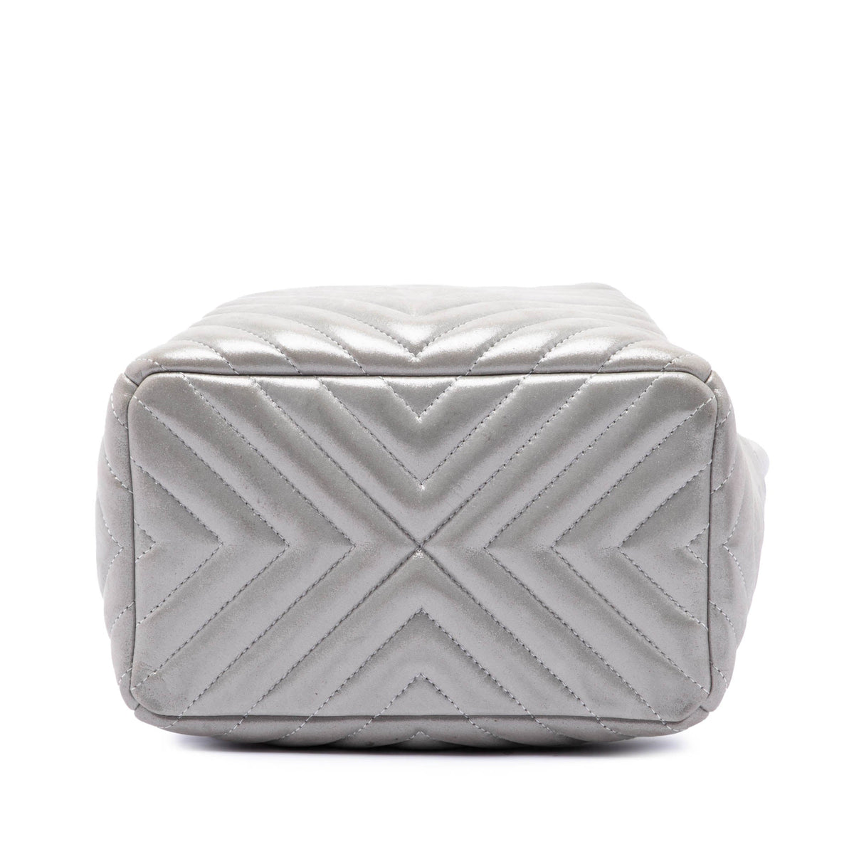 Chanel Small Chevron Iridescent Calfskin Urban Spirit Bucket Bag