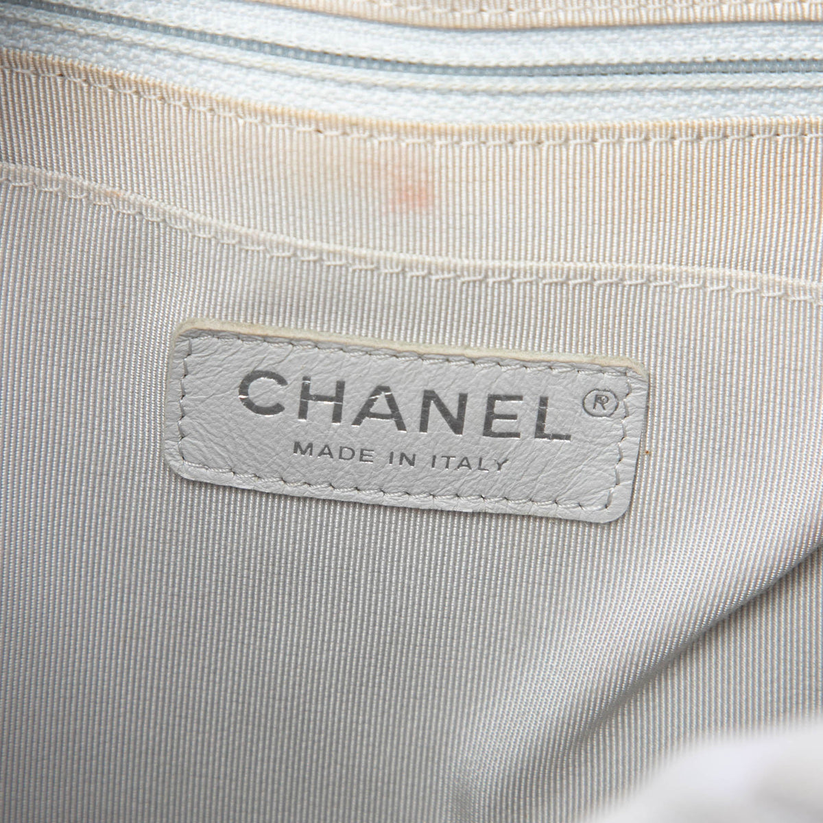 Chanel Small Chevron Iridescent Calfskin Urban Spirit Bucket Bag