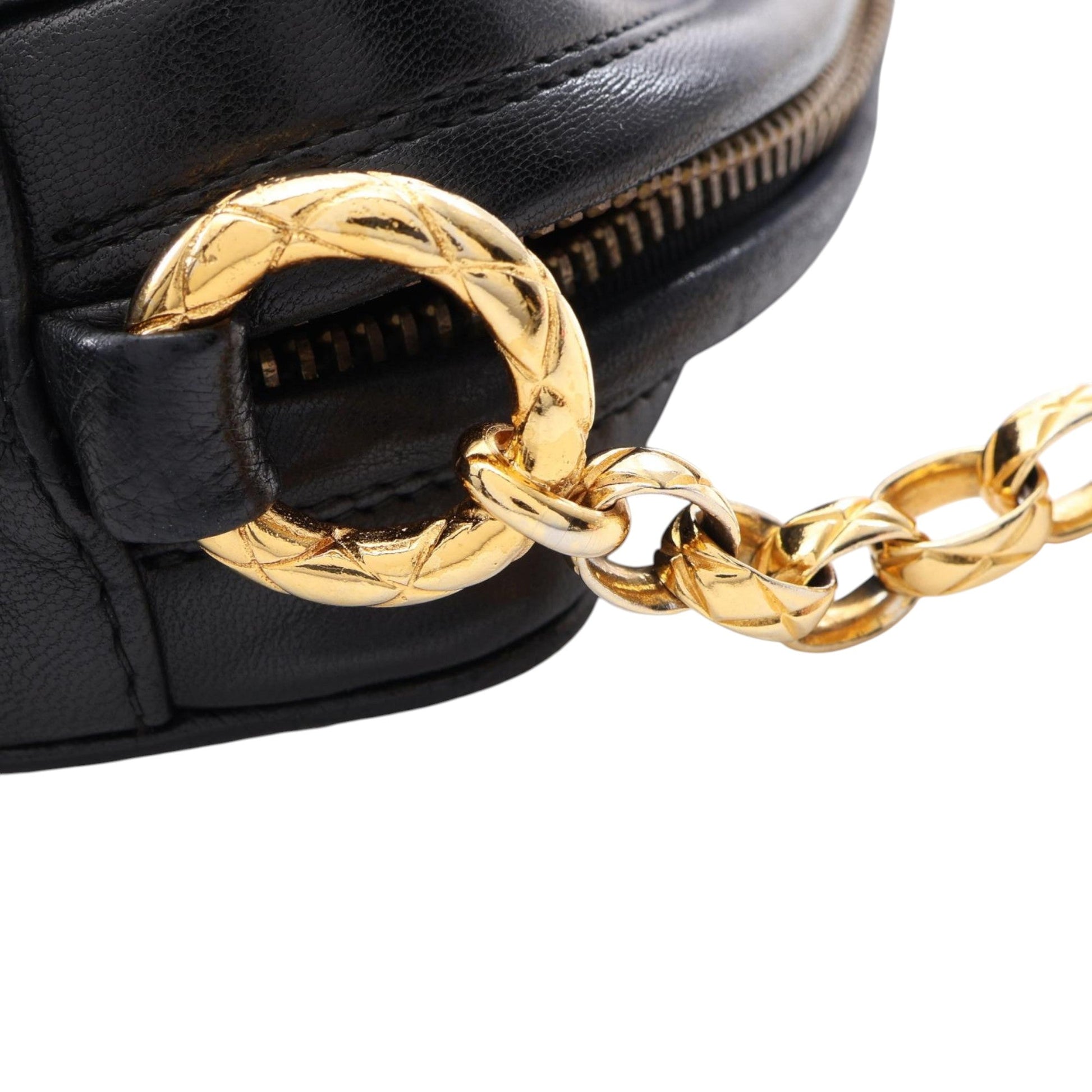 Chanel Medium CC Quilted Lambskin Tassel Camera Bag