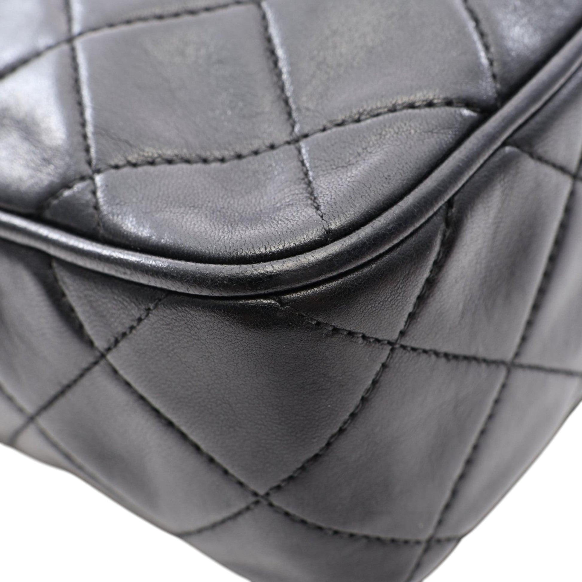 Chanel Medium CC Quilted Lambskin Tassel Camera Bag