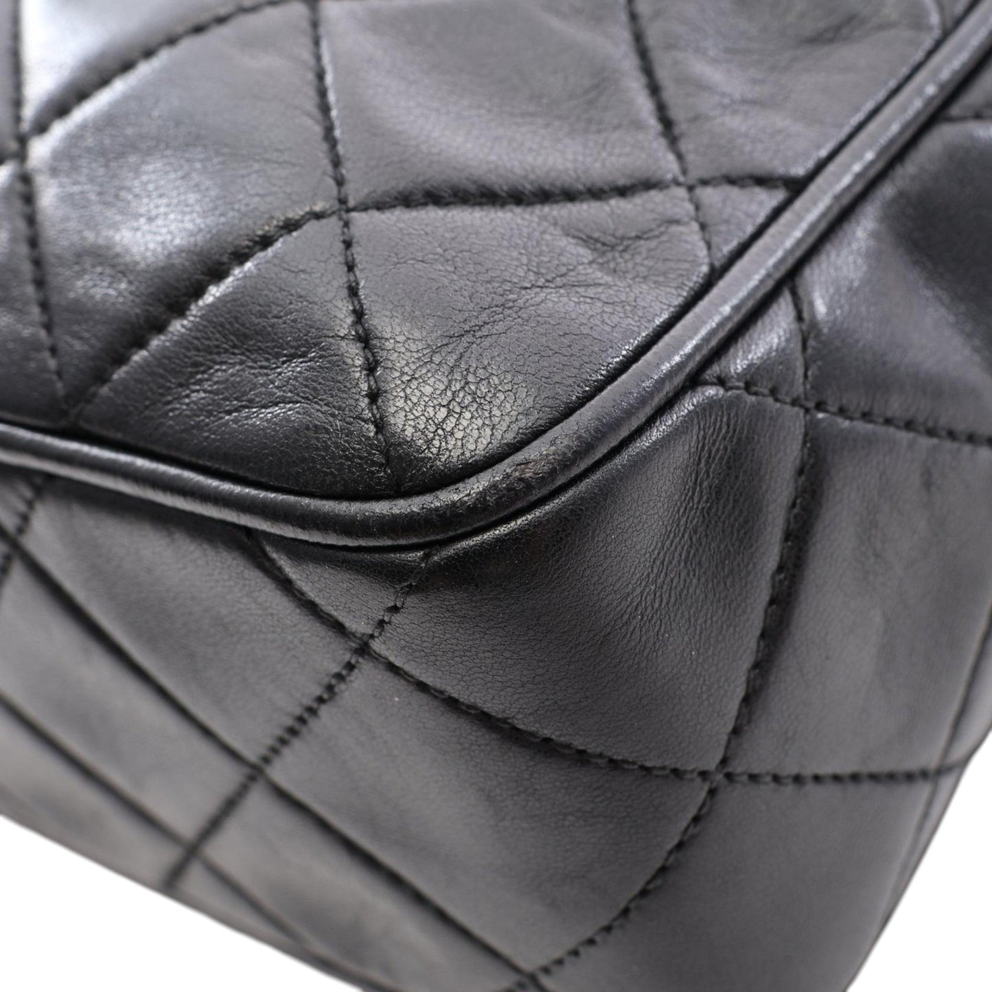 Chanel Medium CC Quilted Lambskin Tassel Camera Bag