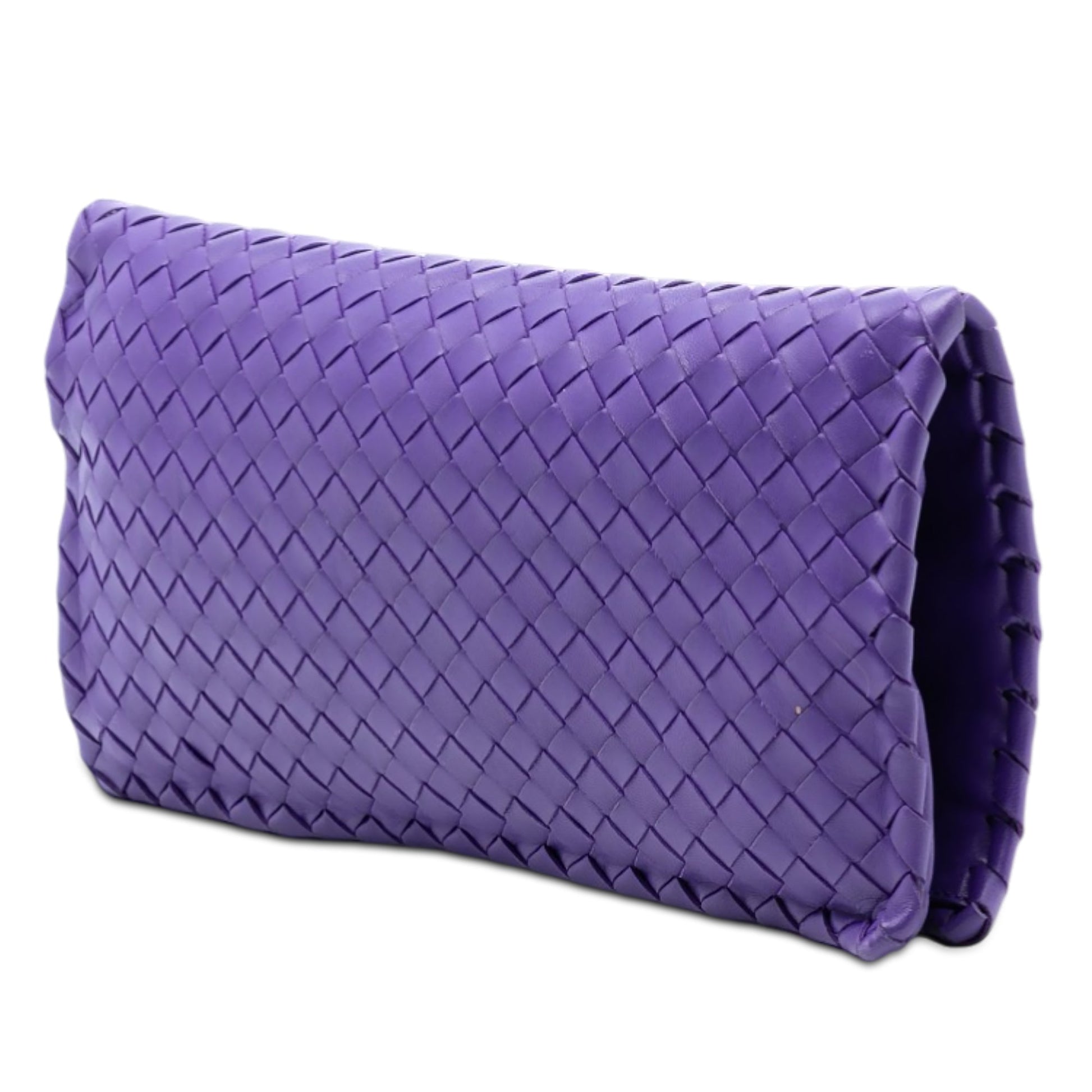 Bottega Veneta Nappa Intrecciato Turn Lock Clutch