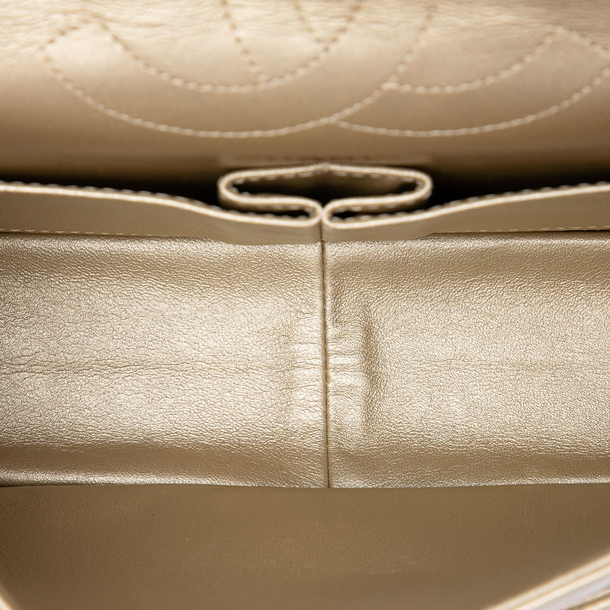Chanel Quilted Metallic Aged Calfskin Reissue 2.55 Double Flap 226