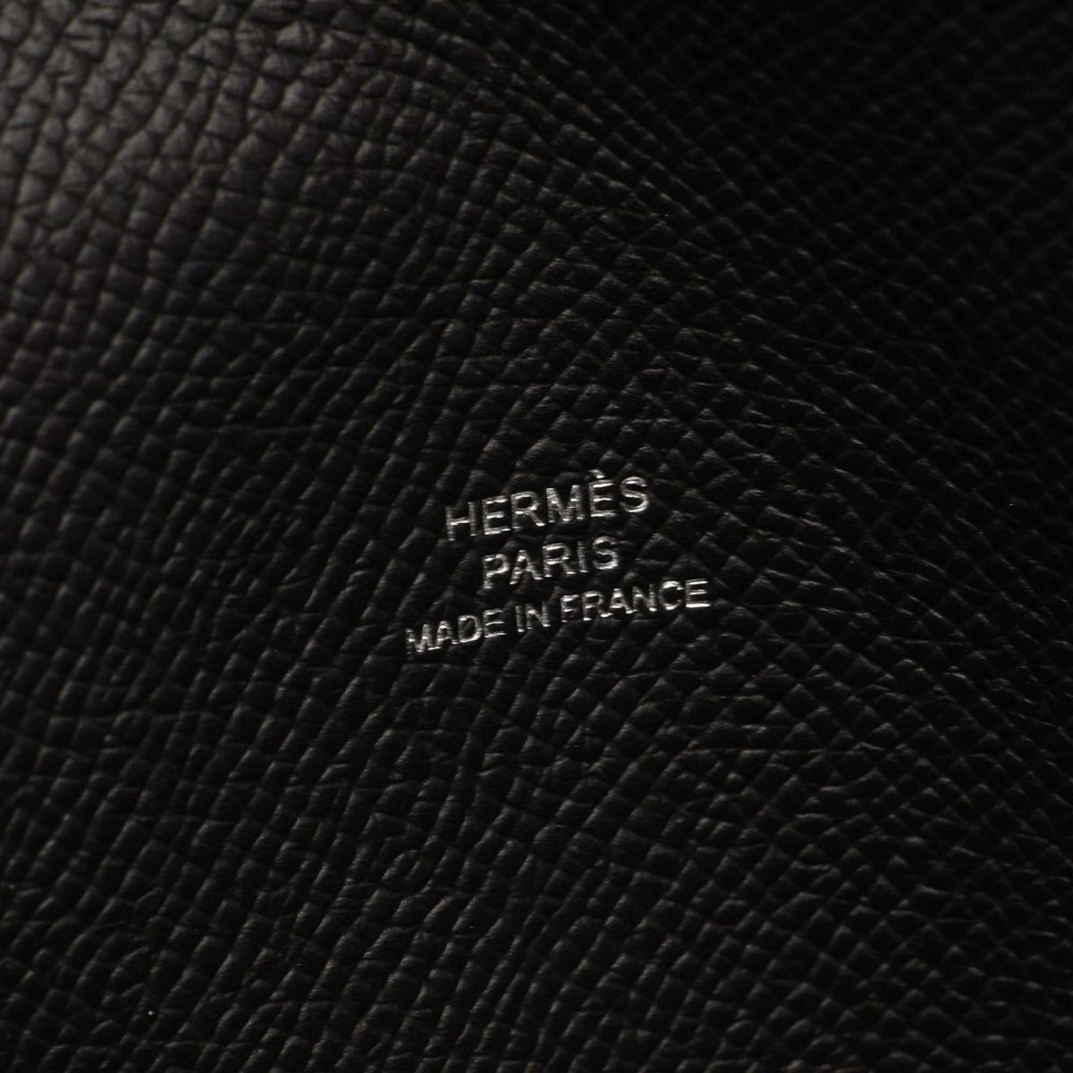 Hermès Epsom Hermesnap Wallet On Strap — Black