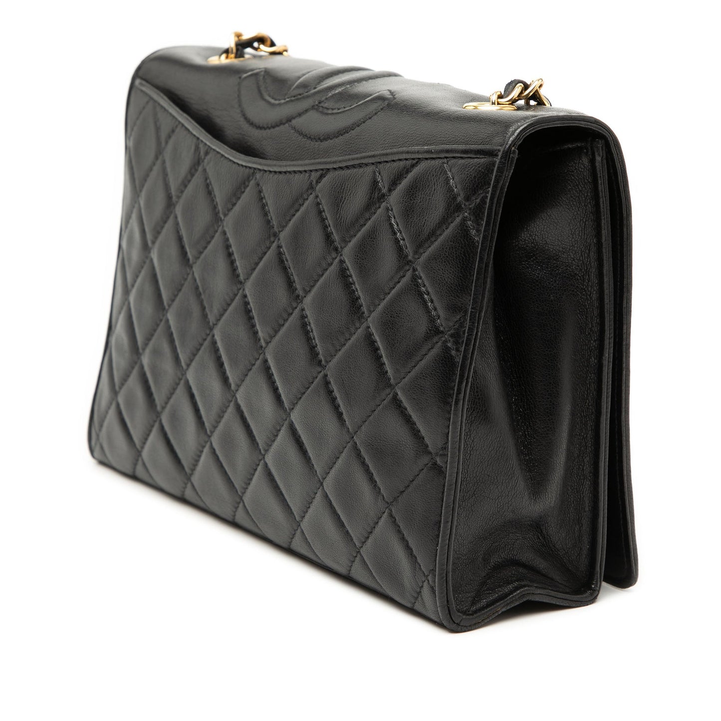 Chanel CC Quilted Lambskin Full Flap
