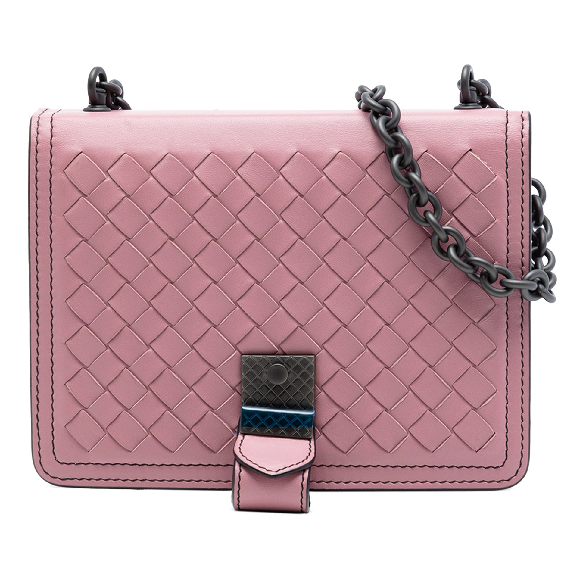 Bottega Veneta Small Nappa Intrecciato Runway Shoulder Bag