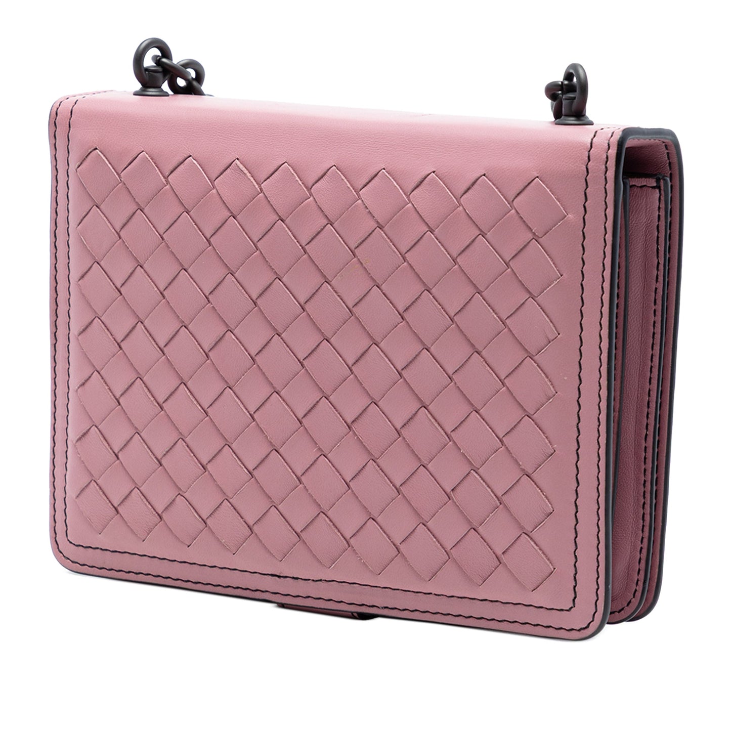 Bottega Veneta Small Nappa Intrecciato Runway Shoulder Bag