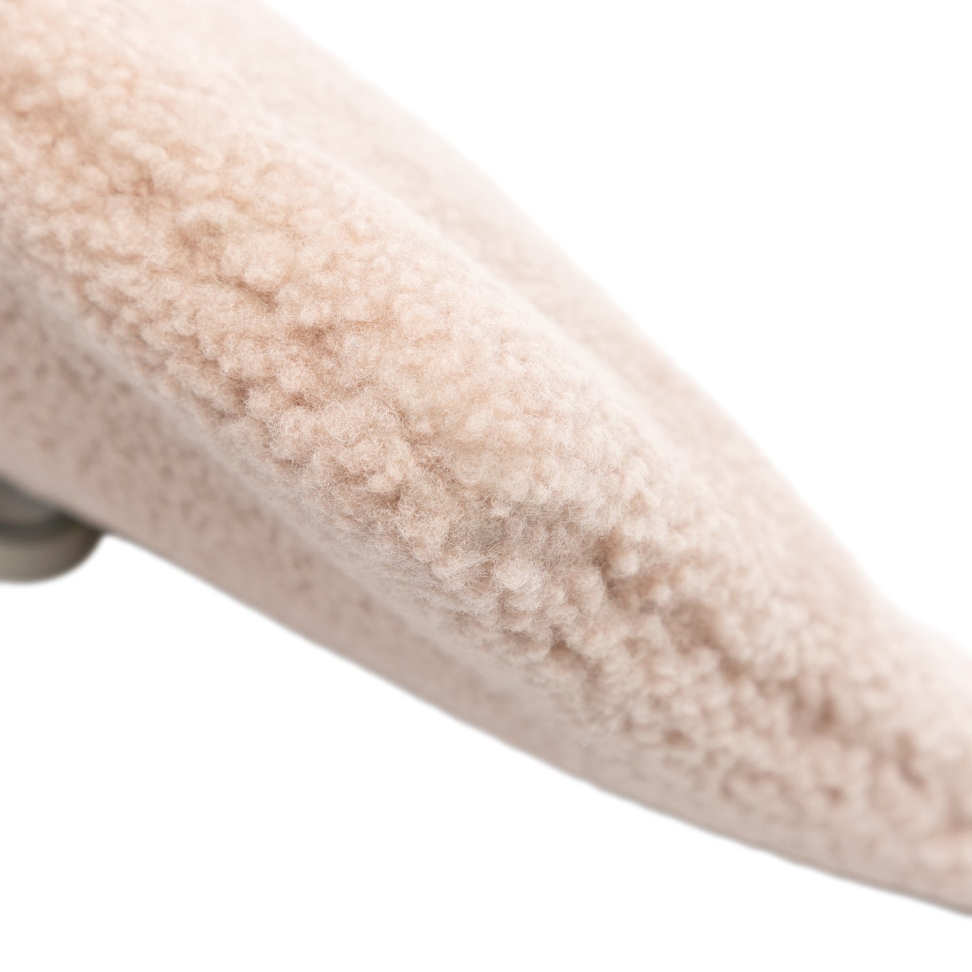 Fendi Shearling Logo Flat Pouch