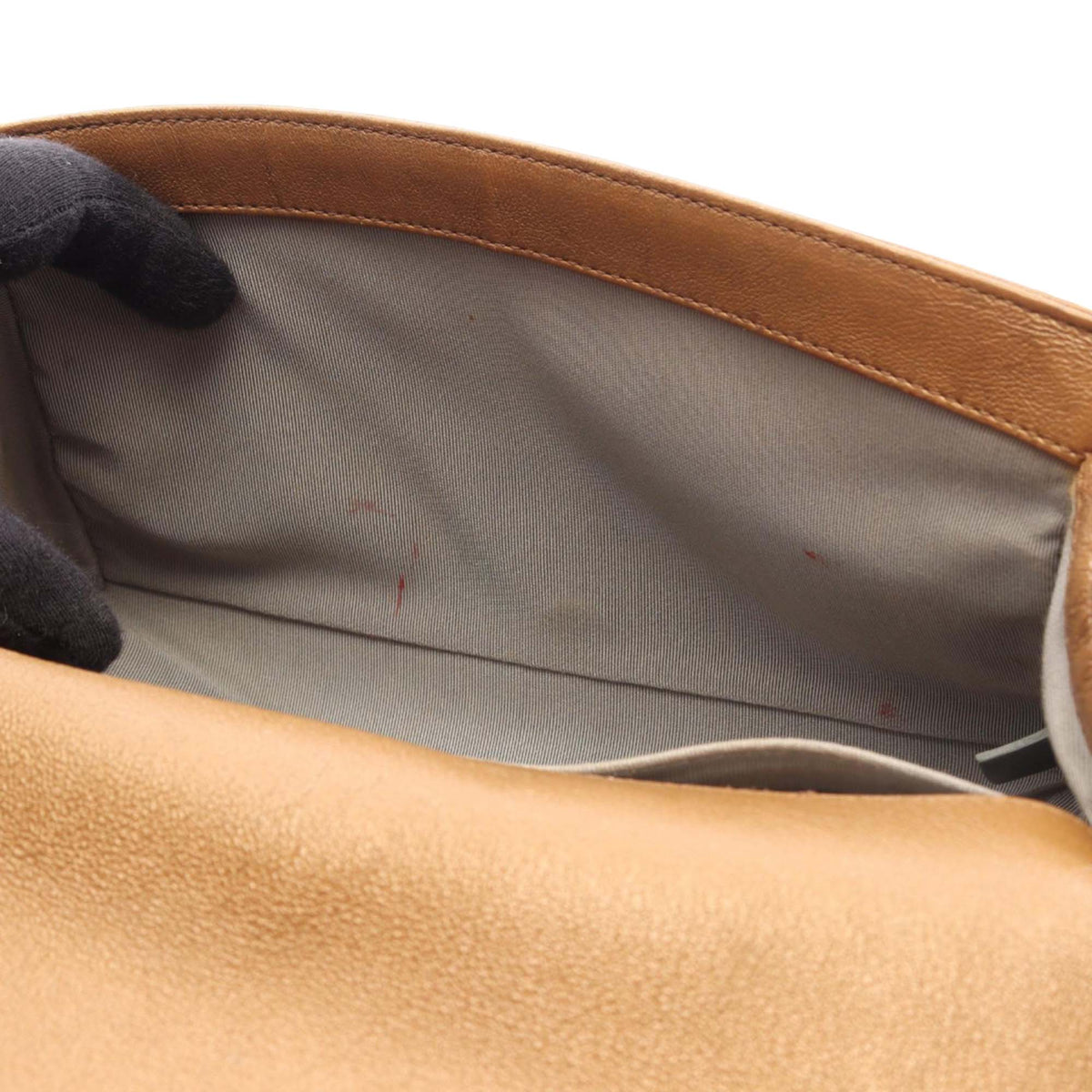 Chanel Paris Dubai Metallic Calfskin Boy Flap — Brown