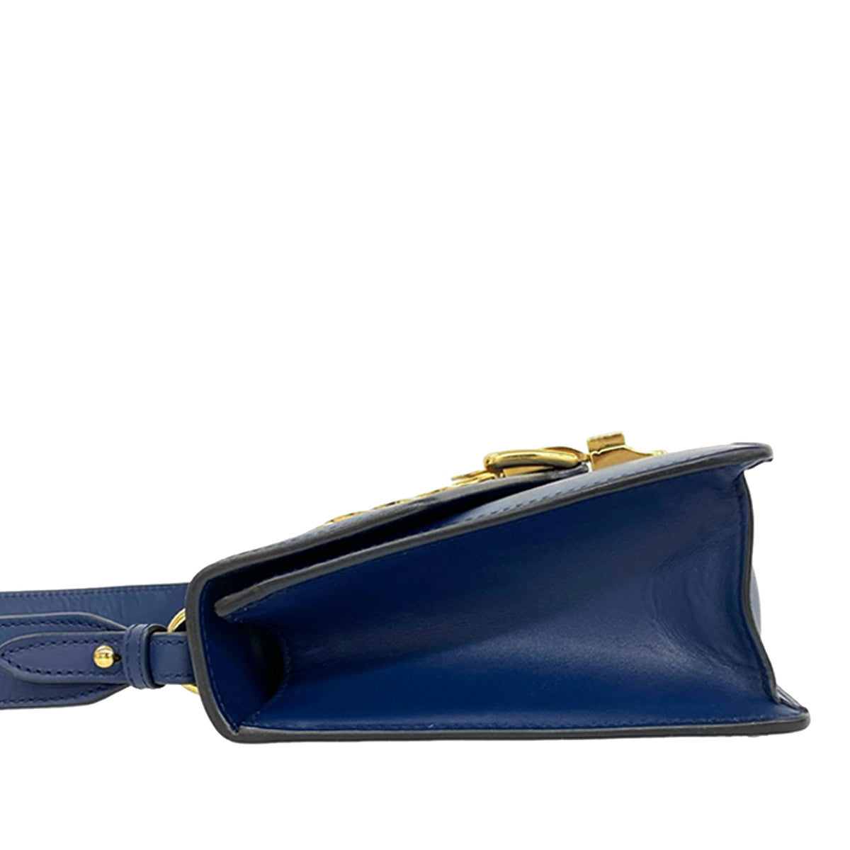 Gucci Small Calfskin Web Sylvie Satchel