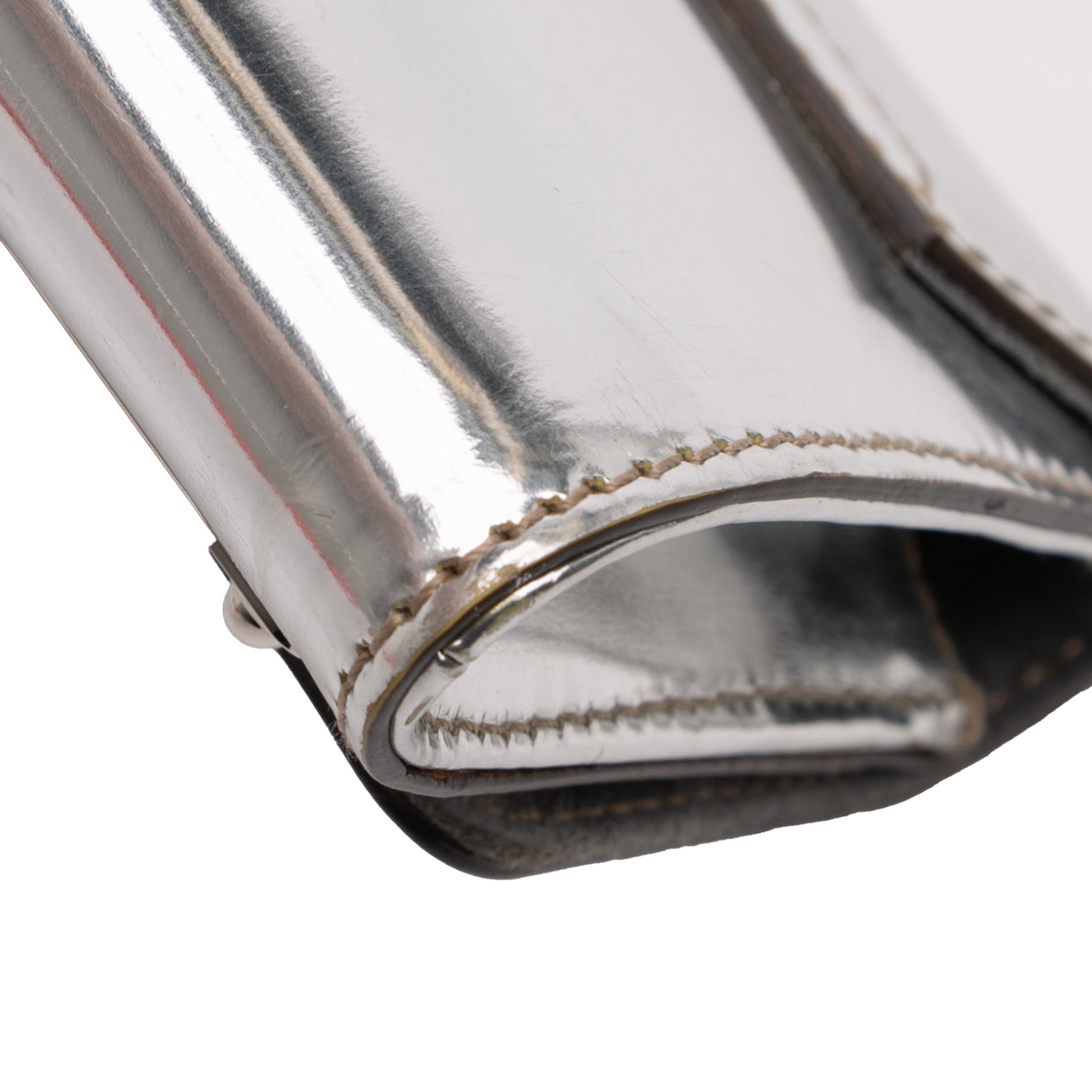 Gucci Patent Leather Mirror Clutch