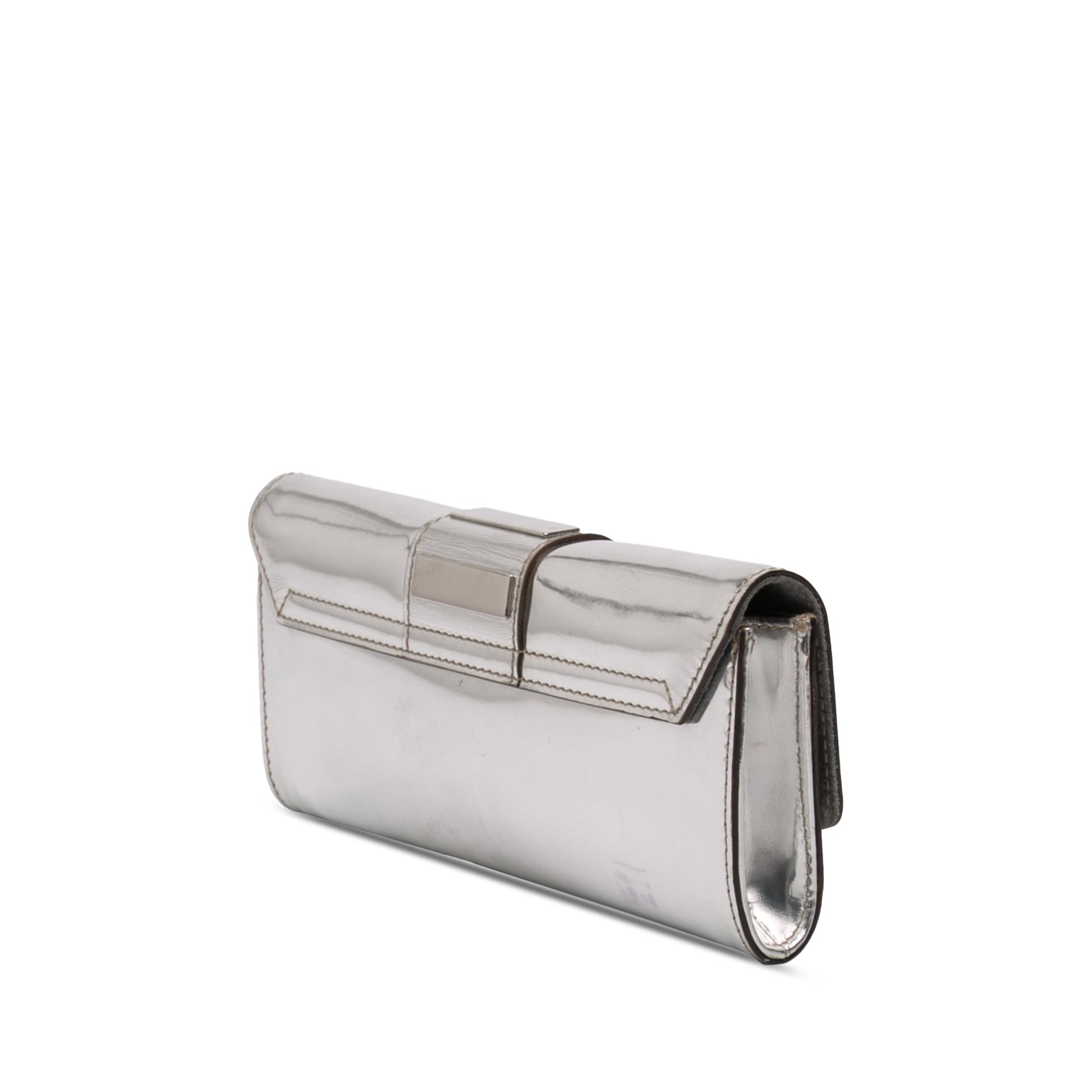 Gucci Patent Leather Mirror Clutch