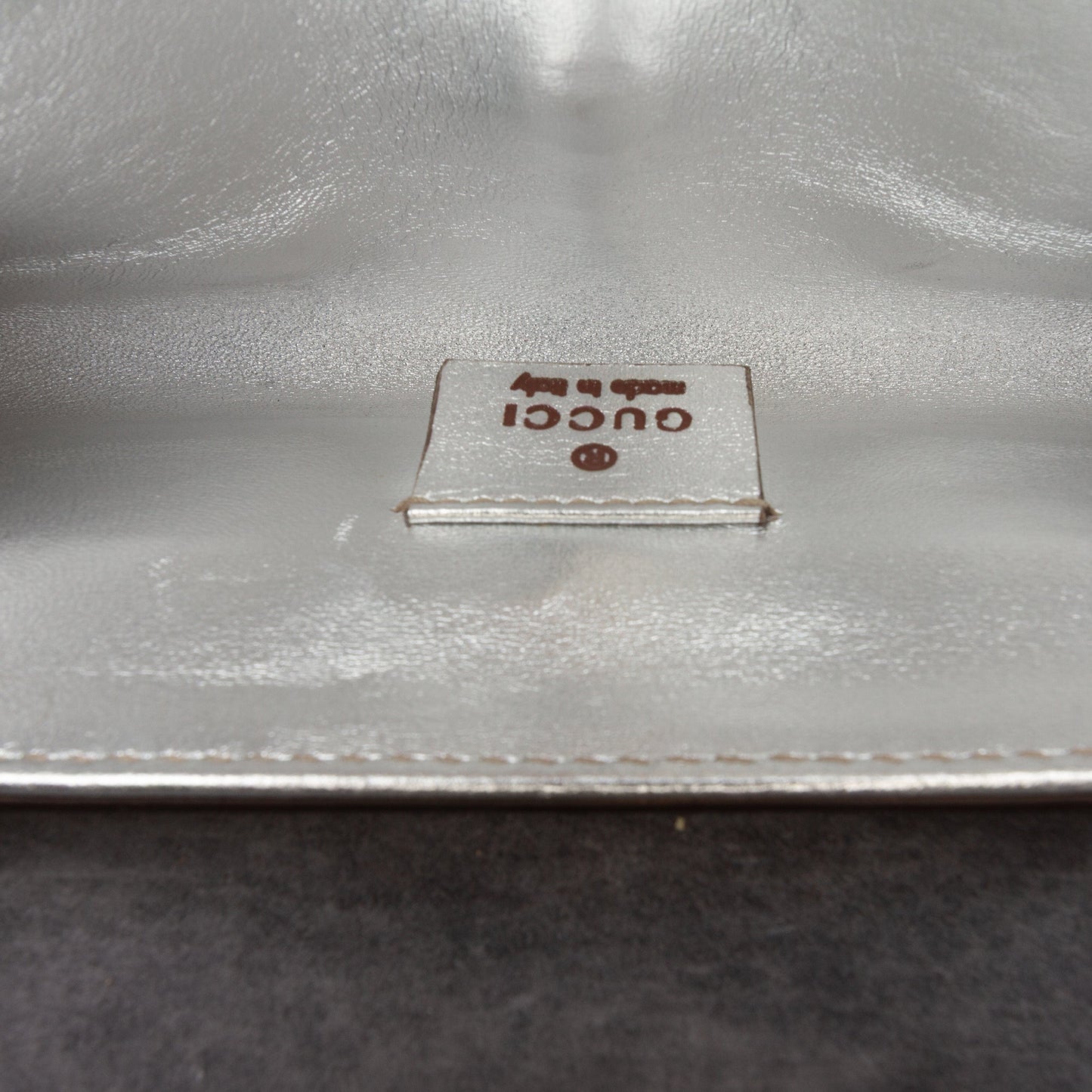 Gucci Patent Leather Mirror Clutch