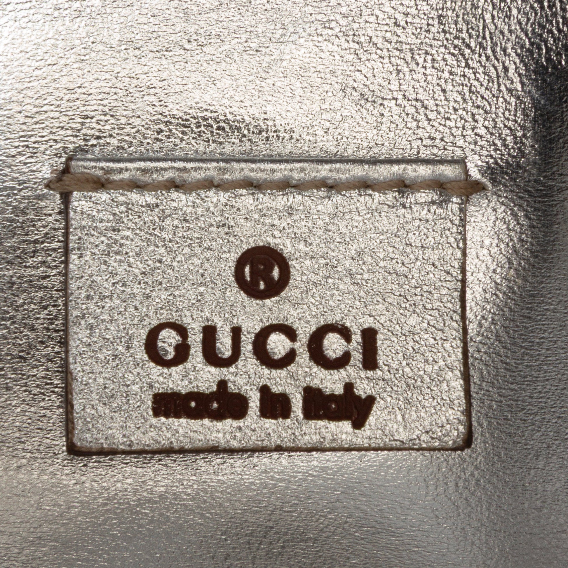 Gucci Patent Leather Mirror Clutch