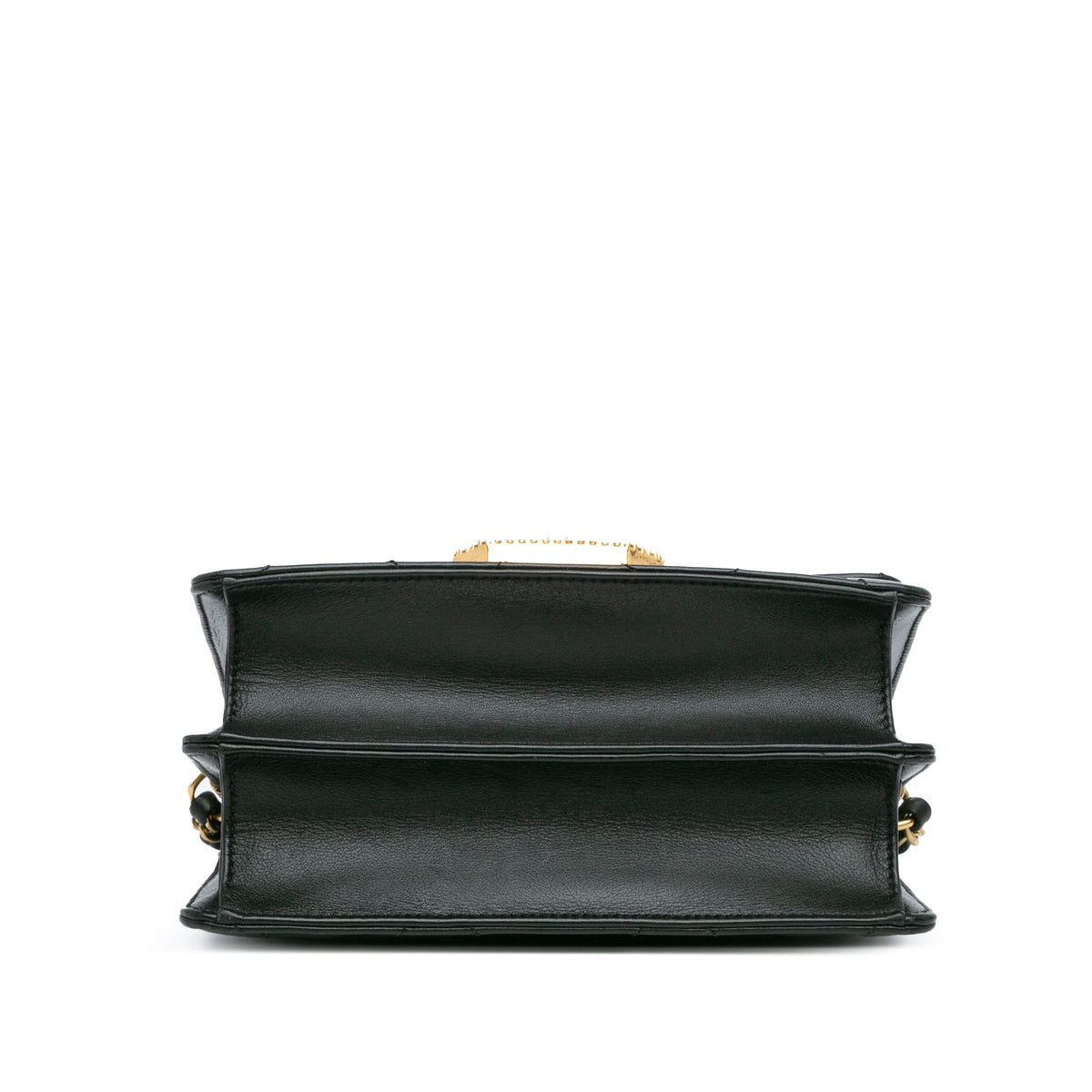 Chanel Quilted Lambskin Octagonal Buckle Crossbody