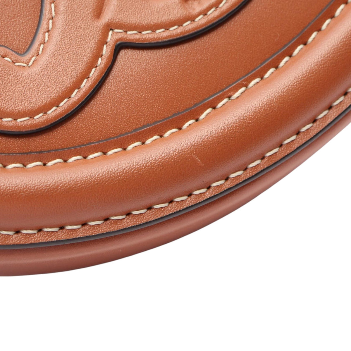 Celine Small Calfskin Cuir Triomphe Oval Crossbody