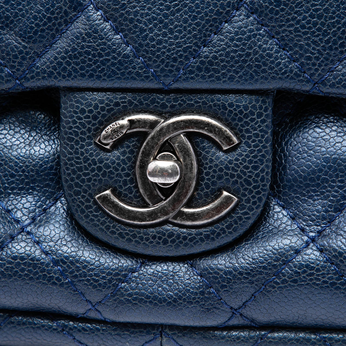 Chanel Jumbo Quilted Iridescent Caviar Easy Flap
