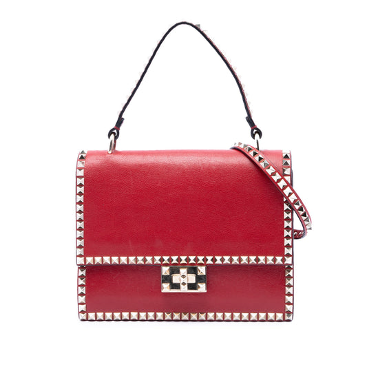 Valentino Leather Rockstud No Limit Satchel