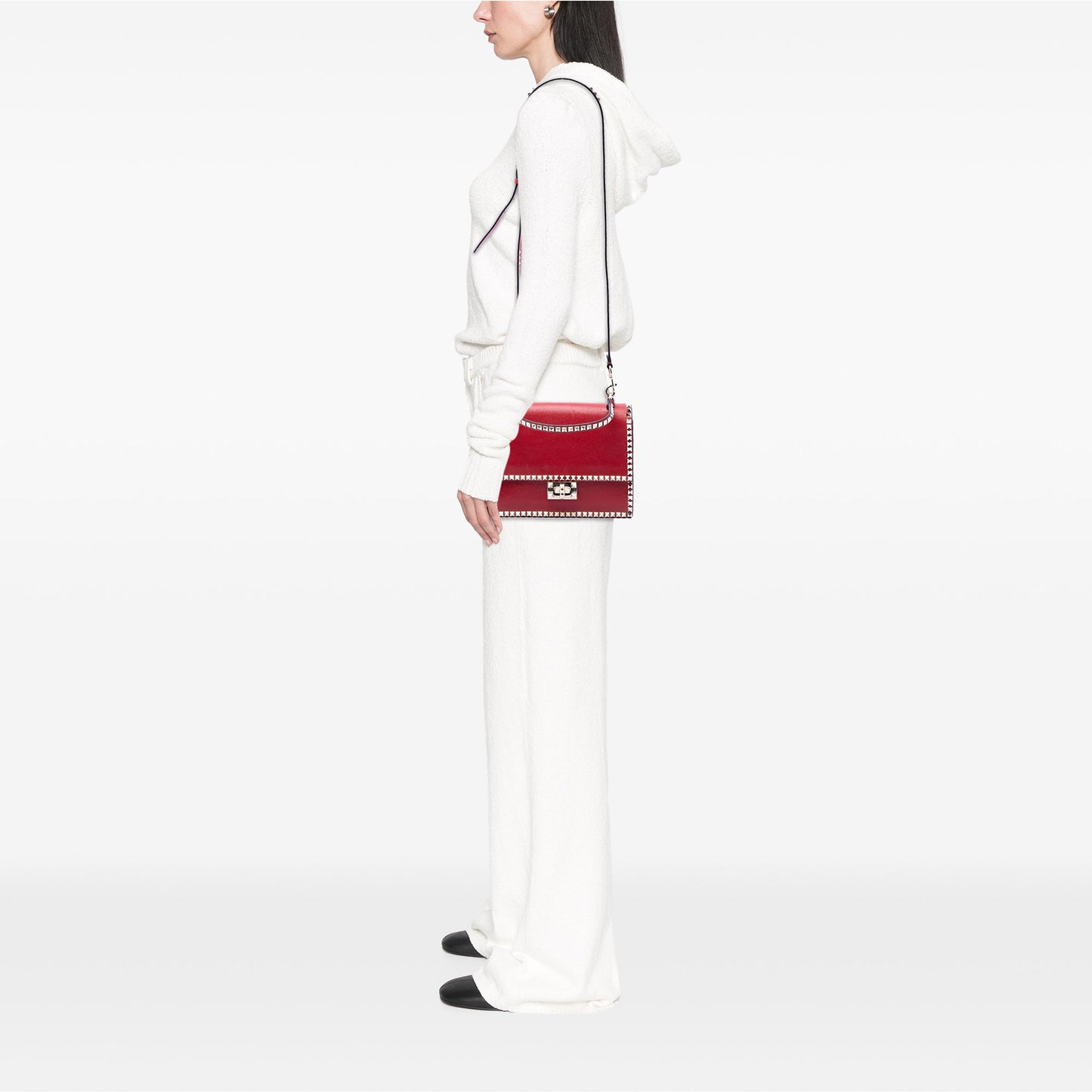 Valentino Leather Rockstud No Limit Satchel