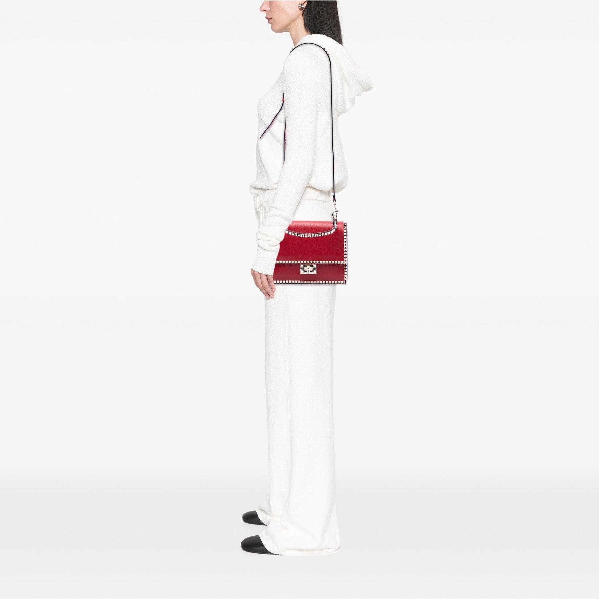 Valentino Leather Rockstud No Limit Satchel