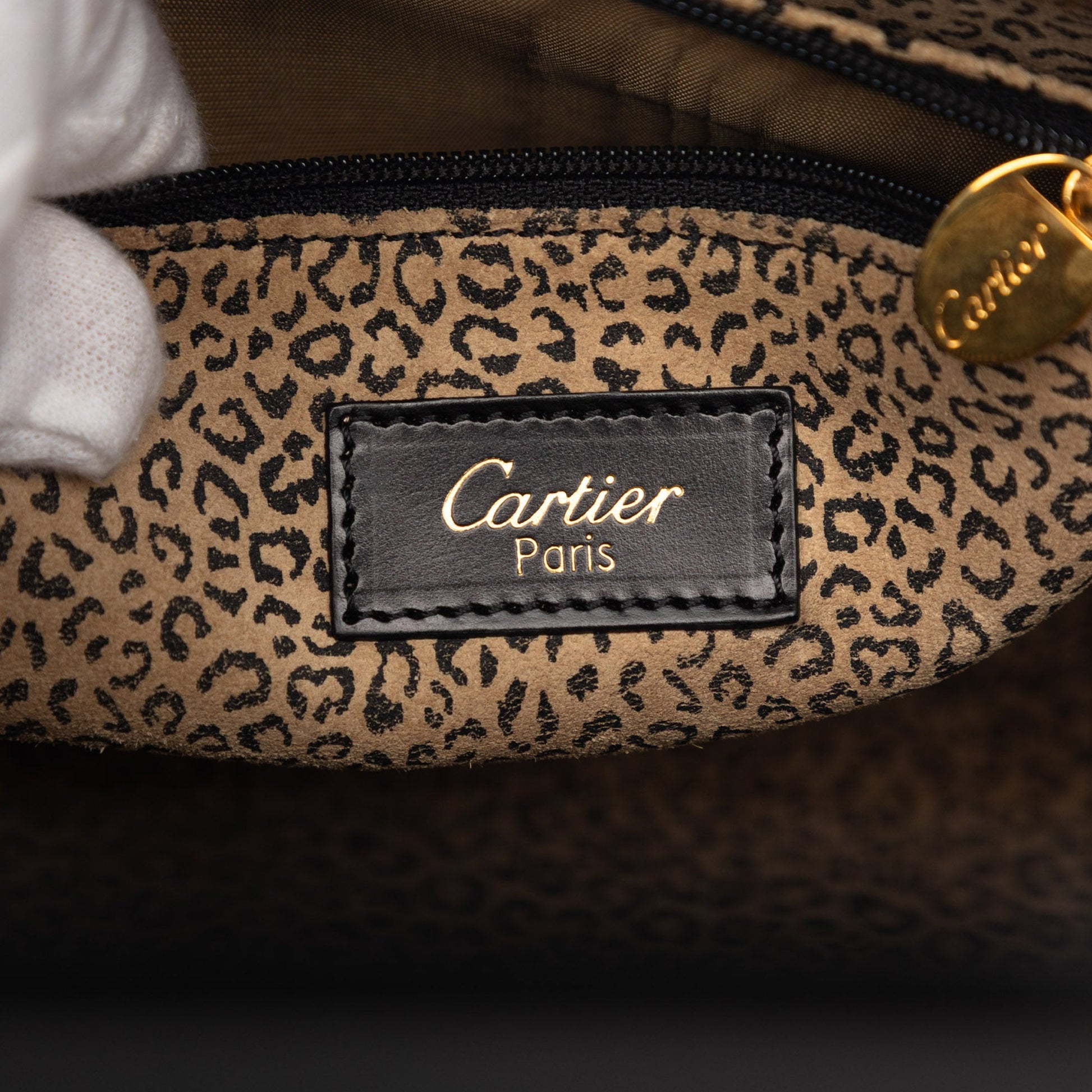 Leather Panthere Satchel