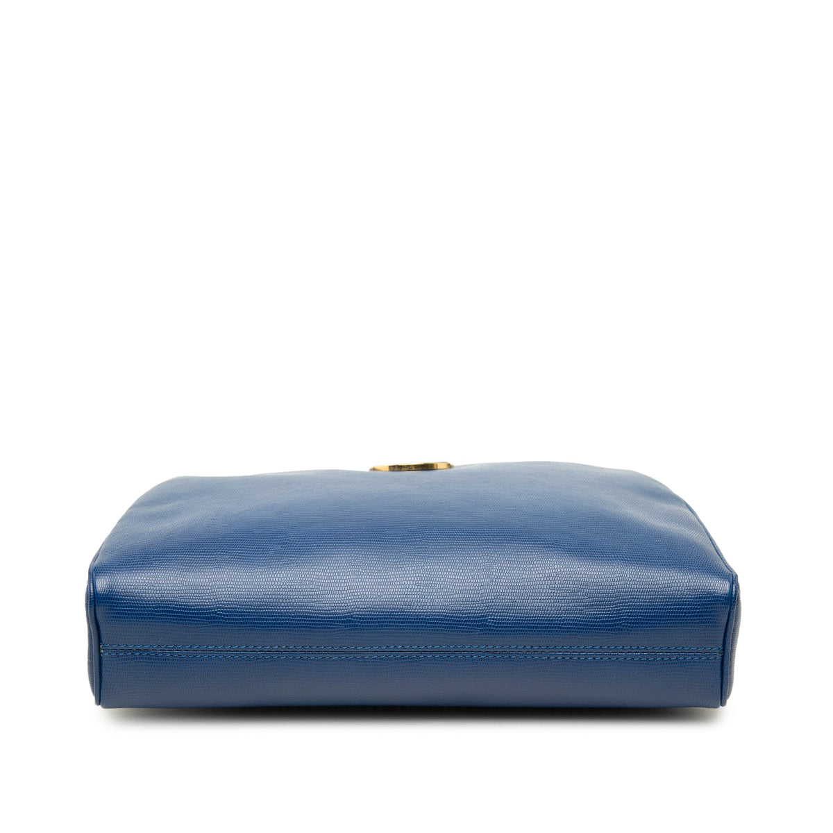 Celine Lizard Embossed Leather Clutch