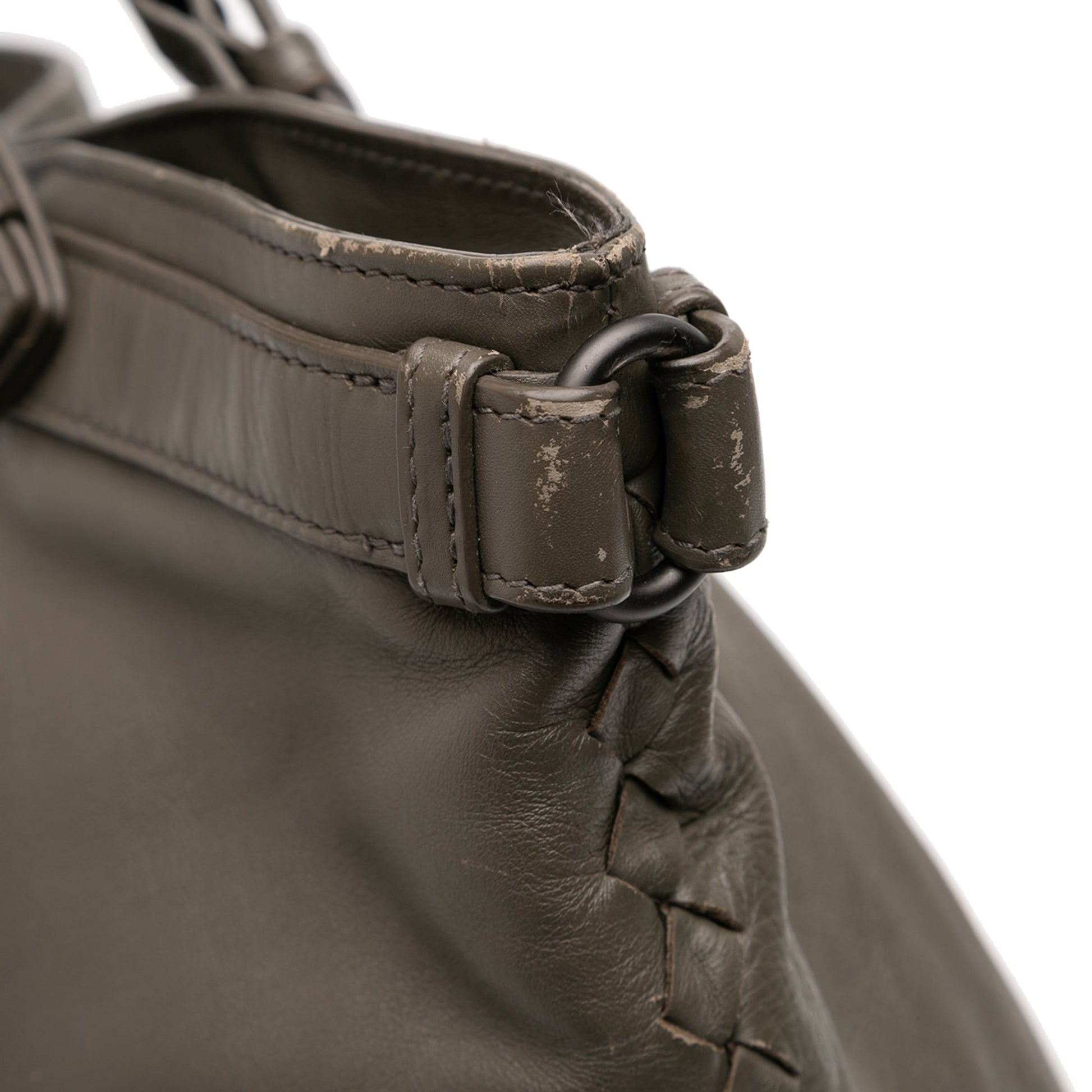 Bottega Veneta Intrecciato Trimmed Nappa Satchel