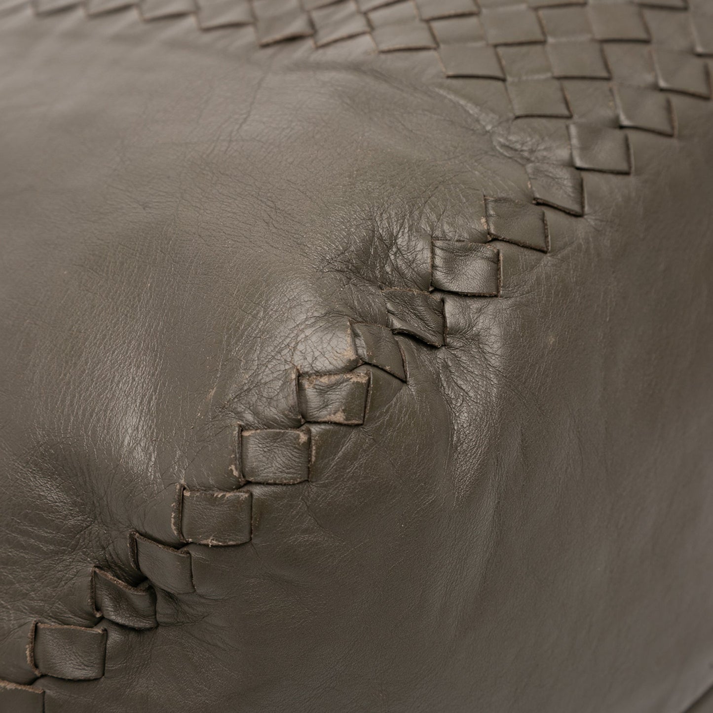 Bottega Veneta Intrecciato Trimmed Nappa Satchel
