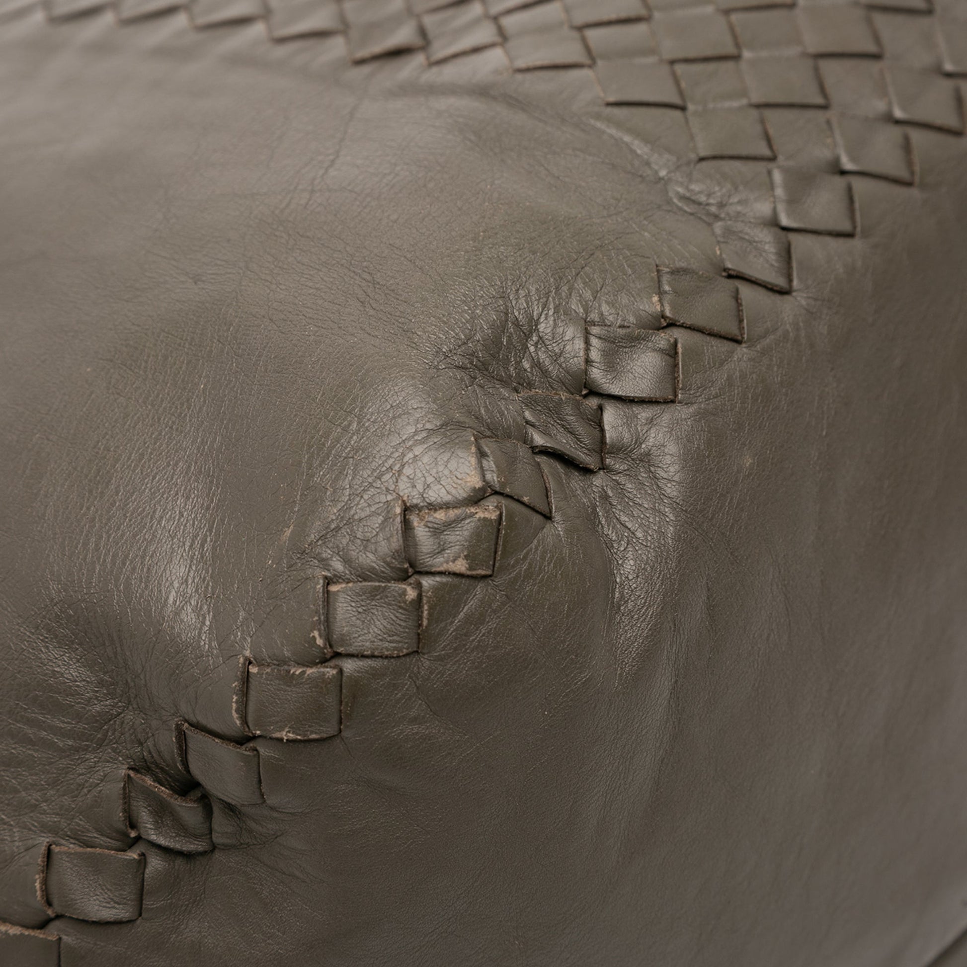 Bottega Veneta Intrecciato Trimmed Nappa Satchel