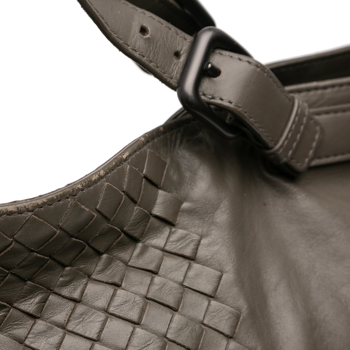 Bottega Veneta Intrecciato Trimmed Nappa Satchel