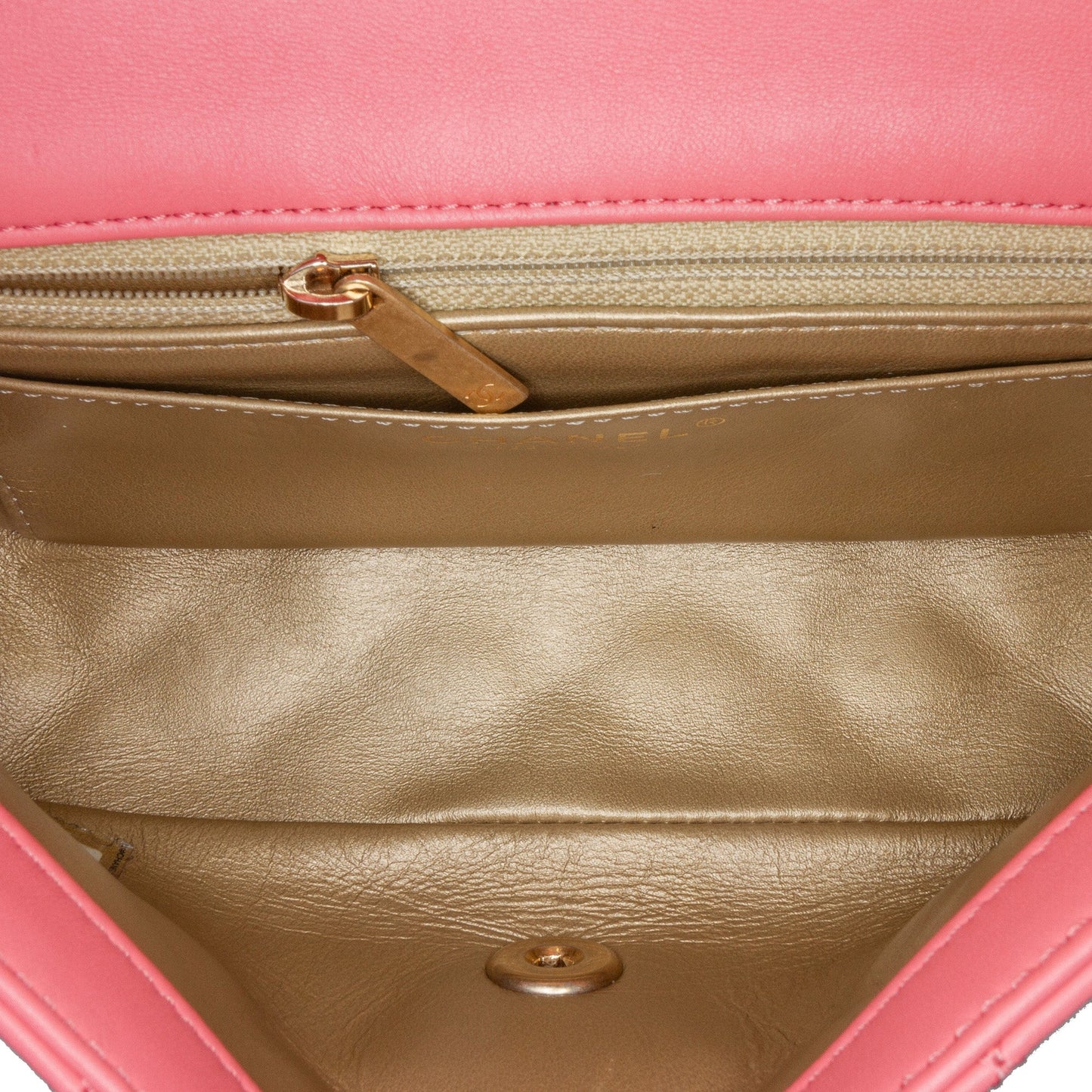 Chanel Mini Rectangular Classic Lambskin Pearl Crush Single Flap