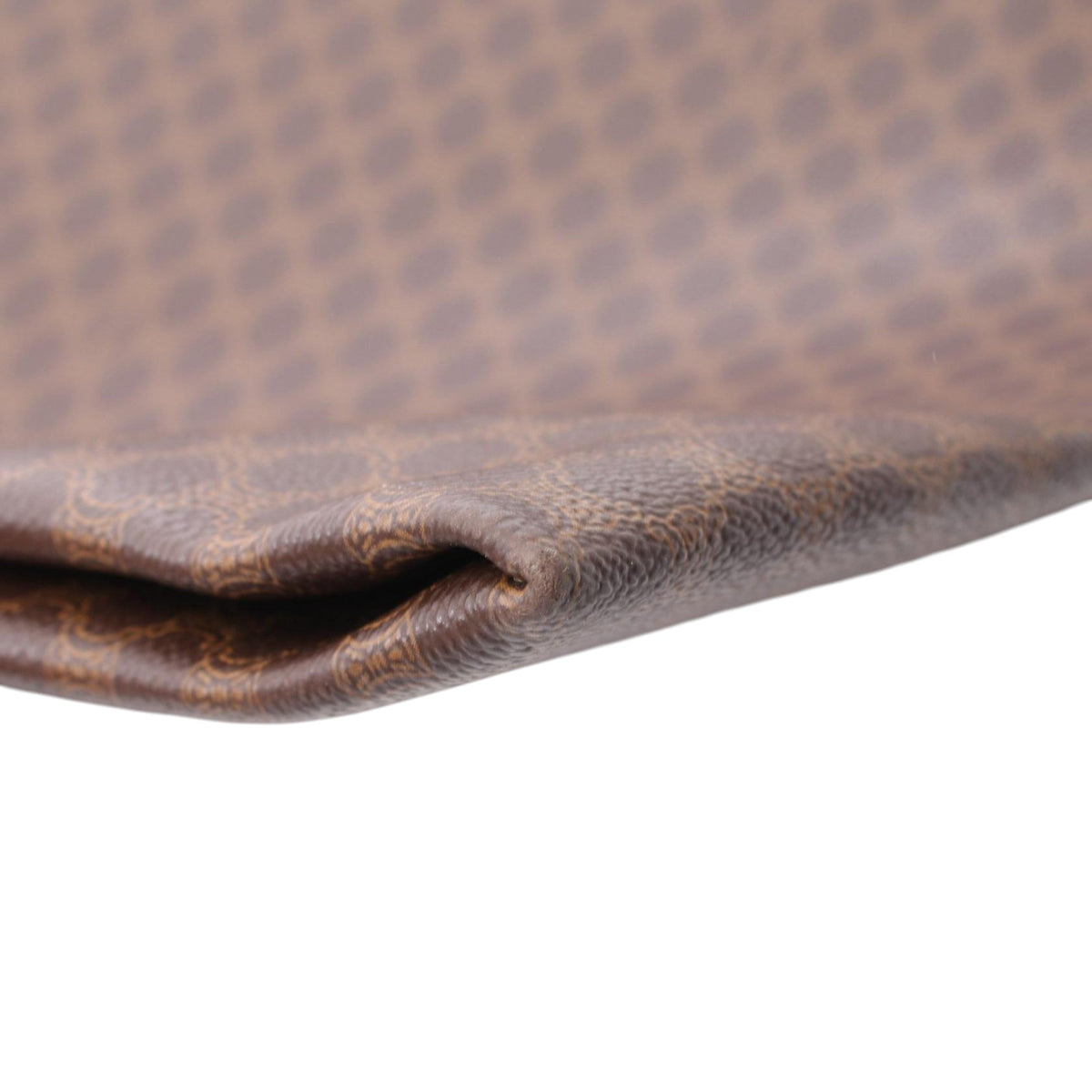 Celine Macadam Coated Canvas Tote — Brown