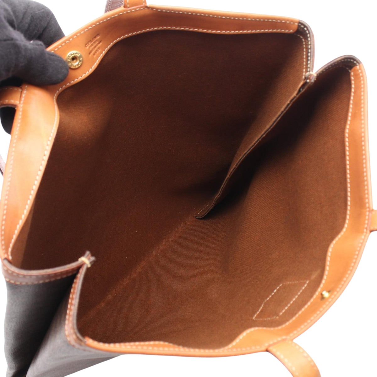 Celine Macadam Coated Canvas Tote — Brown