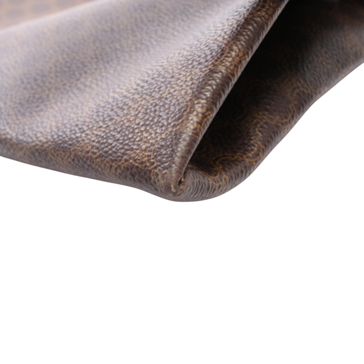 Celine Macadam Coated Canvas Tote — Brown