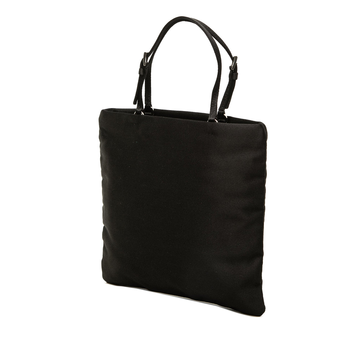 Prada Raso Convertible Tote — Black