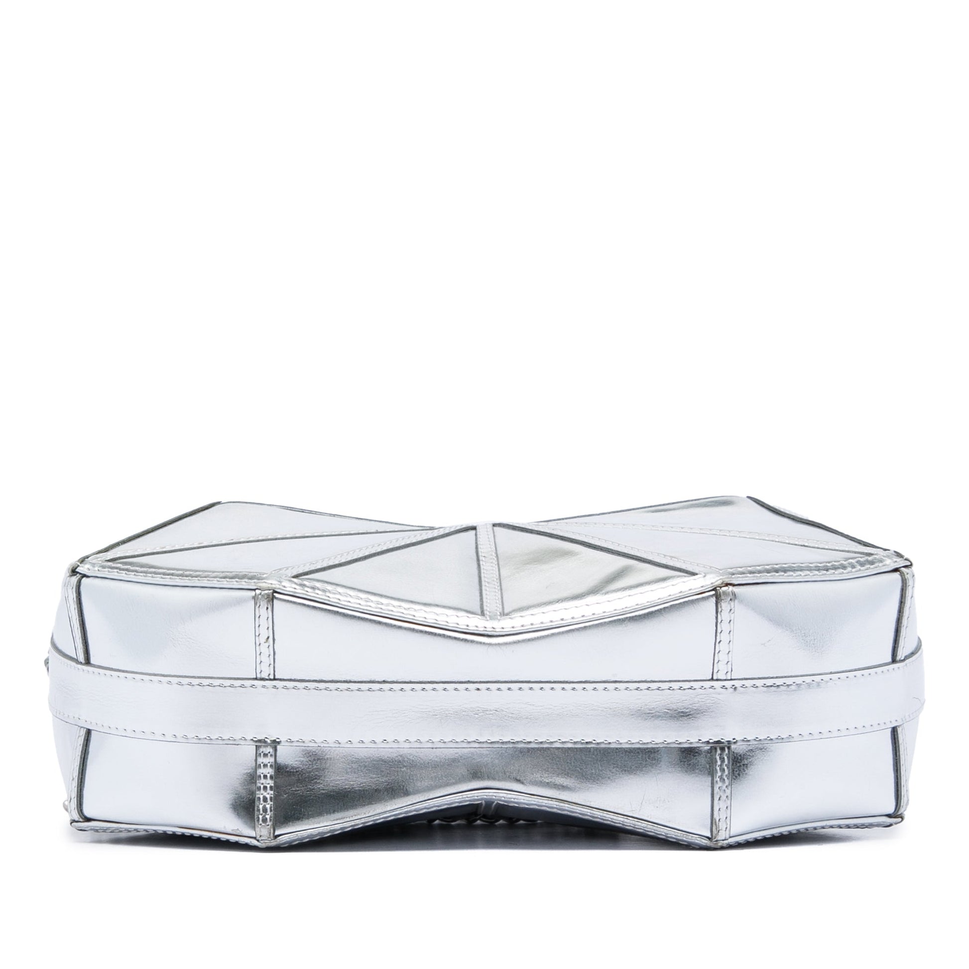 Chanel Metallic Lambskin Midnight Swim Wristlet Clutch