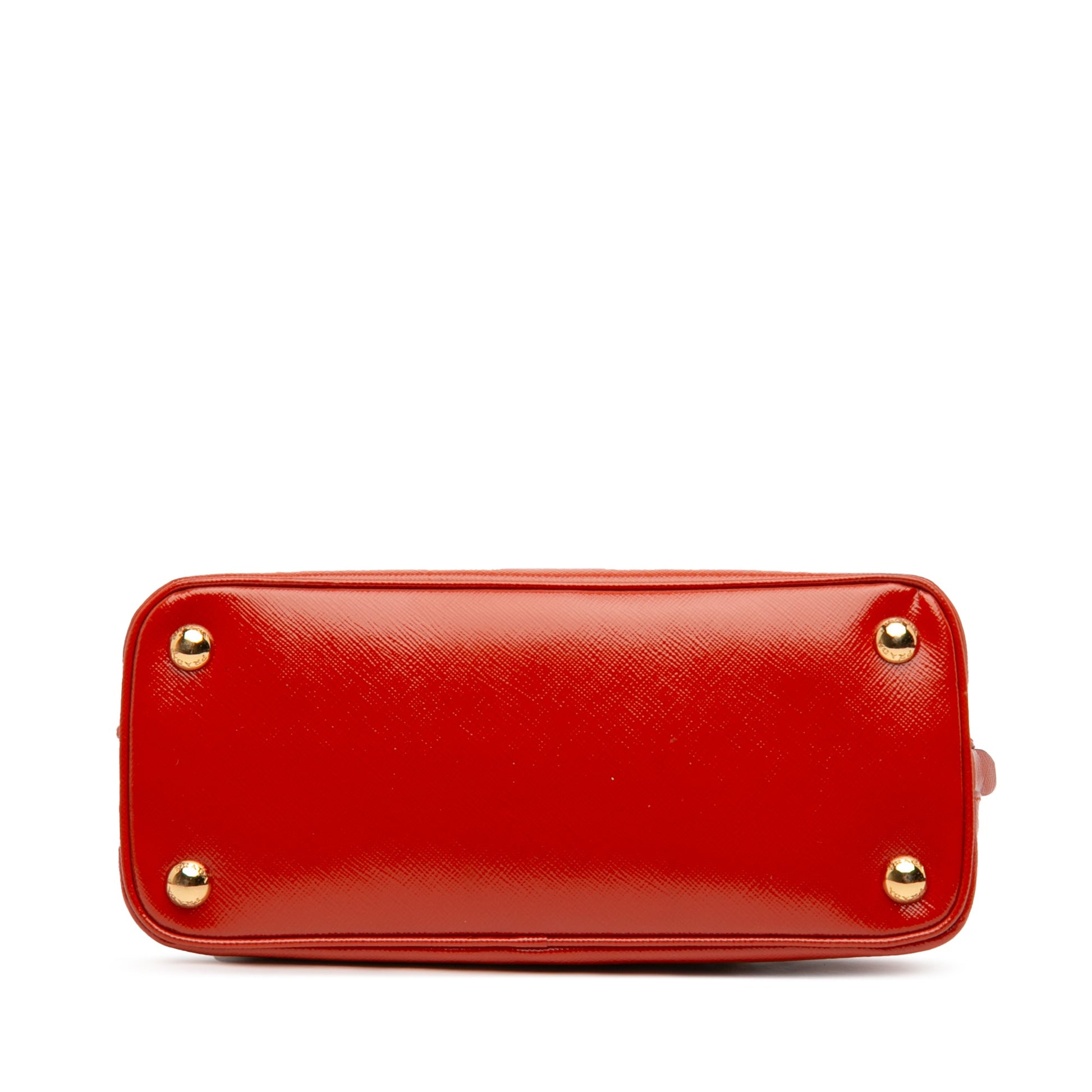 Prada Small Saffiano Vernice Promenade Satchel