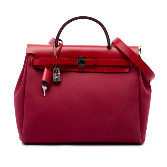 Hermès Toile Verso Herbag Zip 31