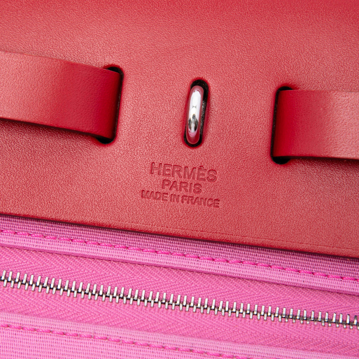Hermès Toile Verso Herbag Zip 31