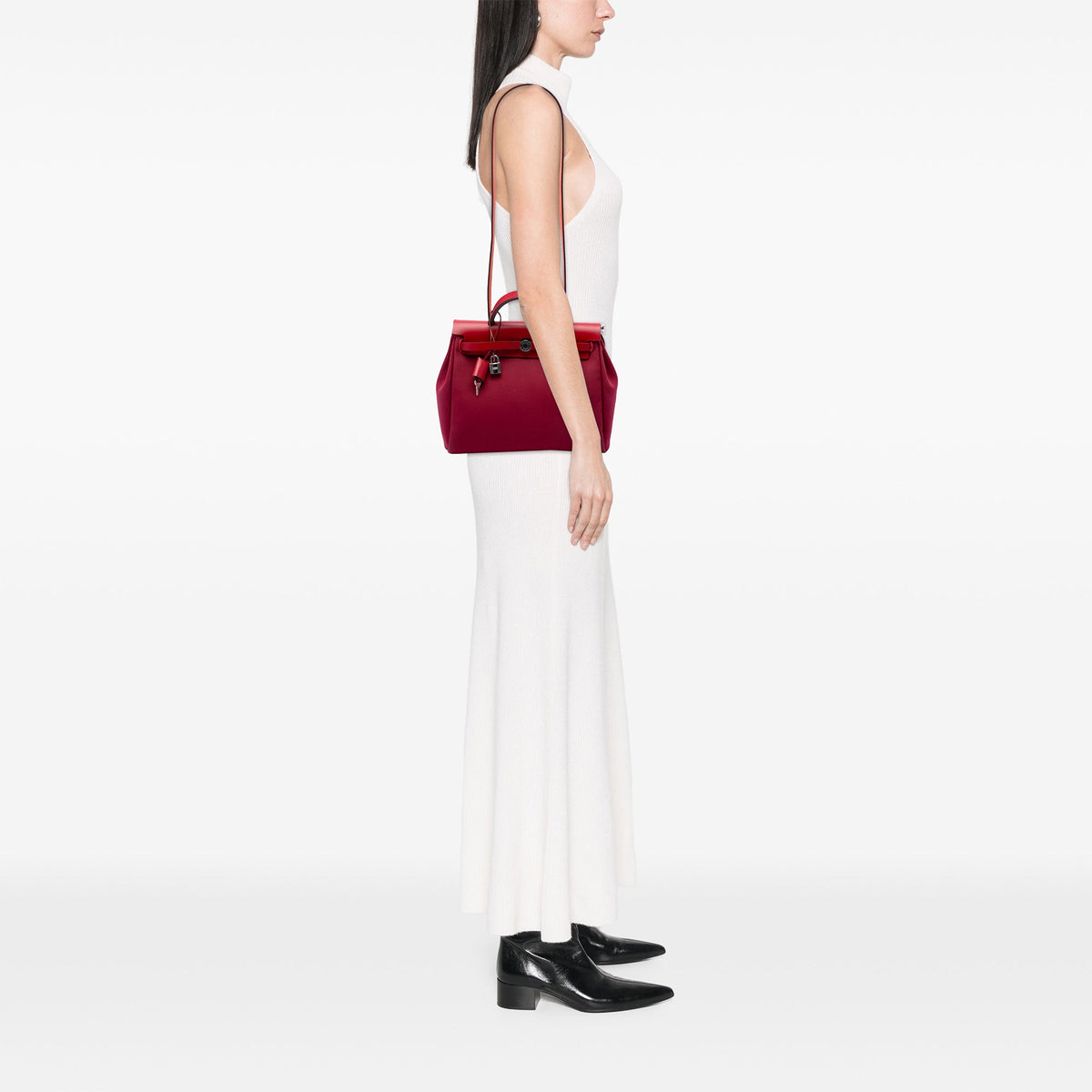 Hermès Toile Verso Herbag Zip 31