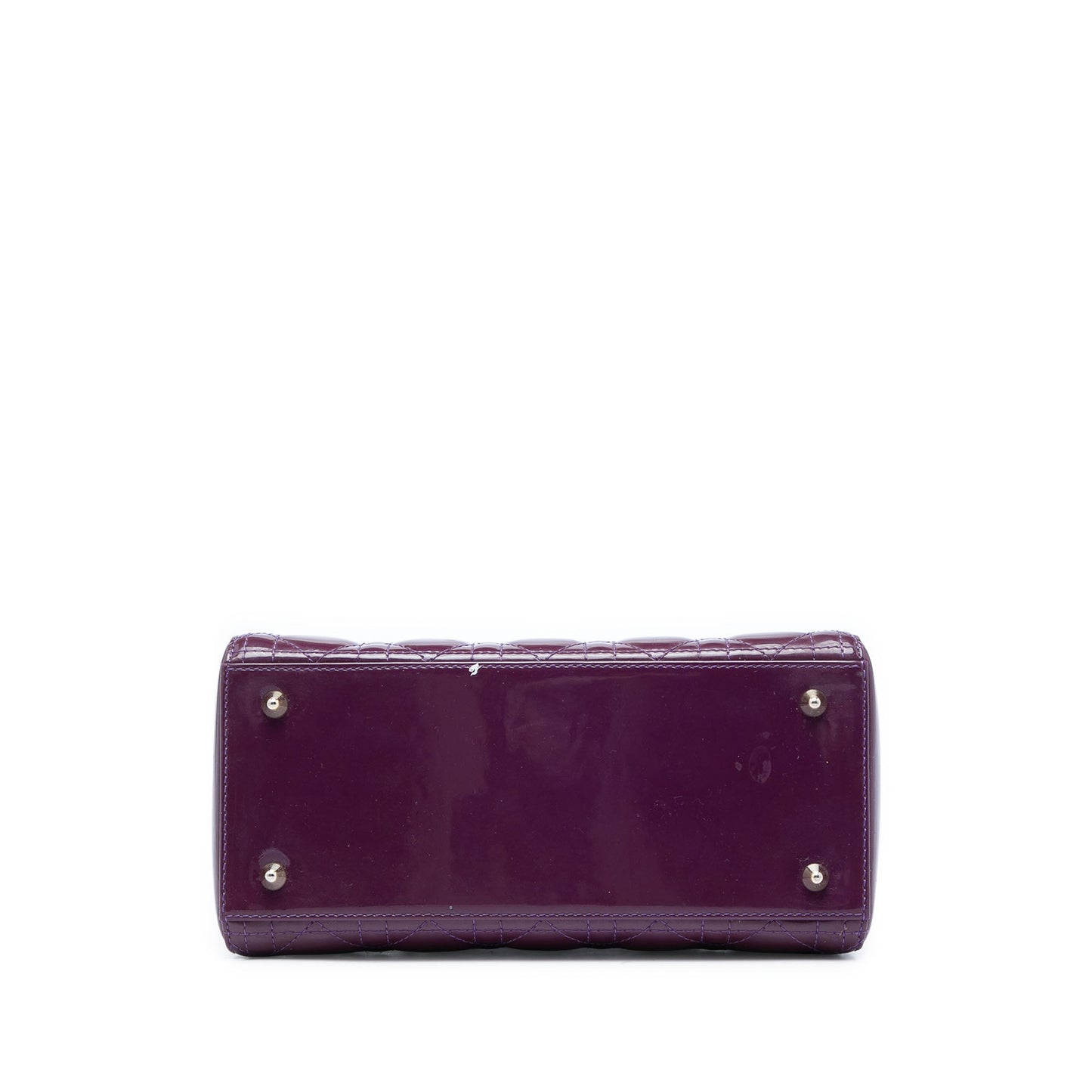 Dior Medium Patent Cannage Lady Dior